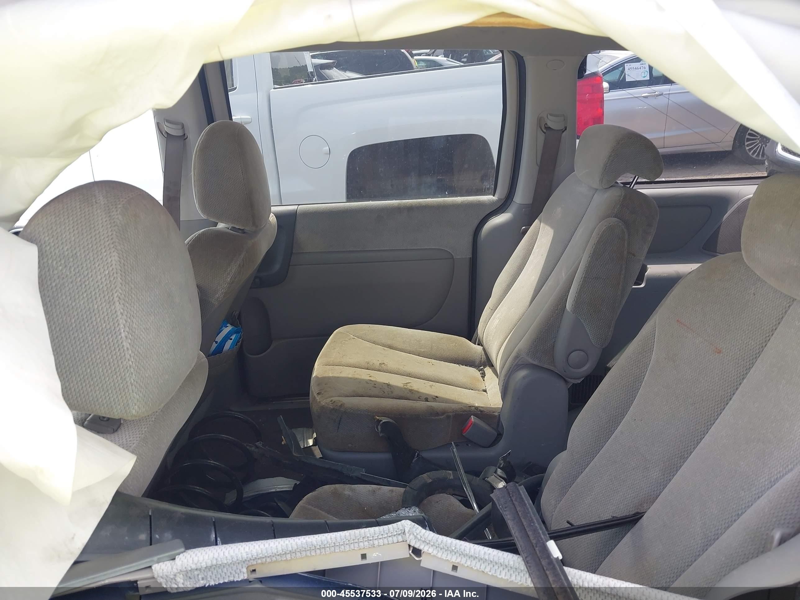 2008 Kia Sedona Ex Blue vin: KNDMB233686207577