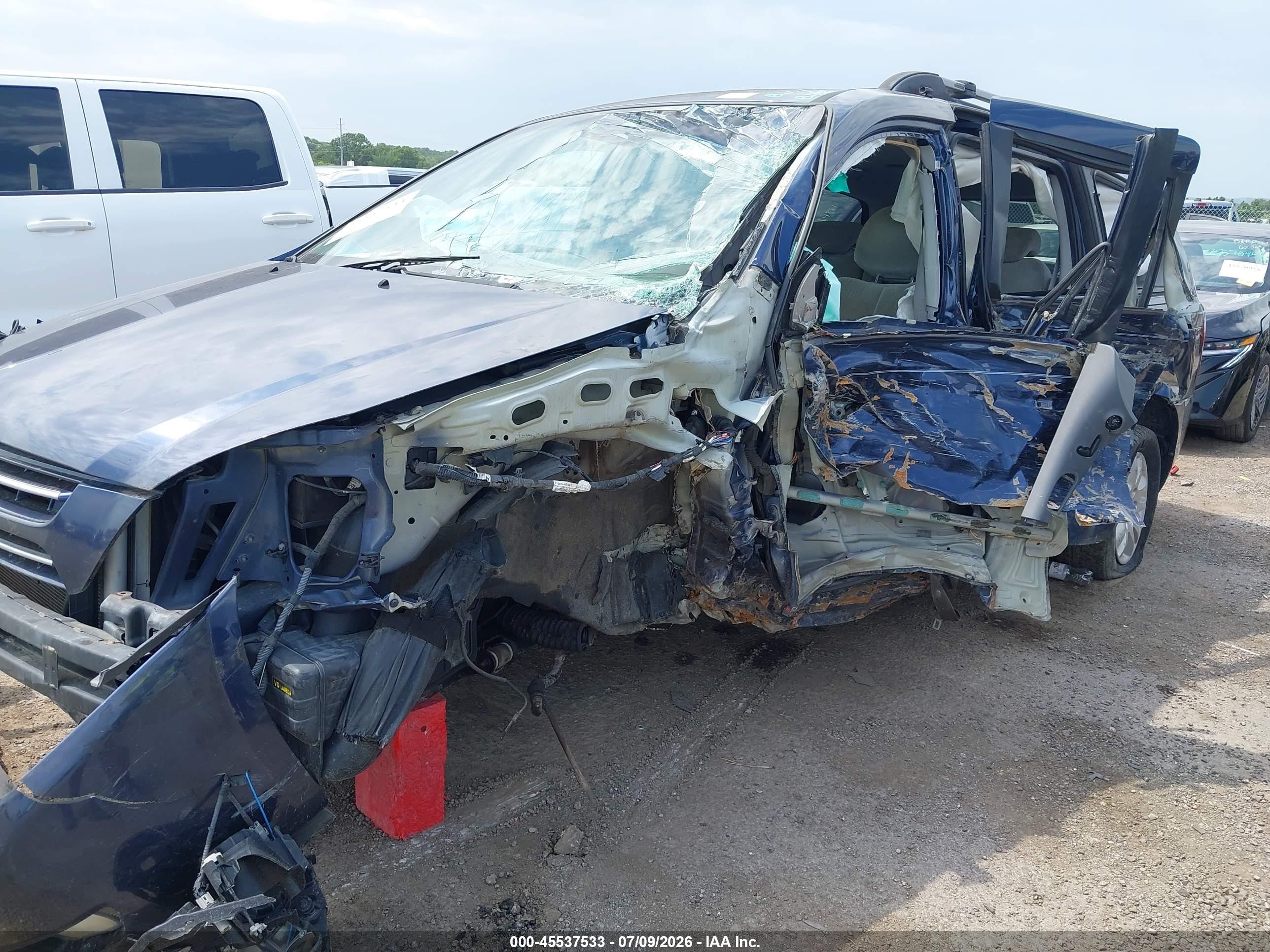2008 Kia Sedona Ex Blue vin: KNDMB233686207577