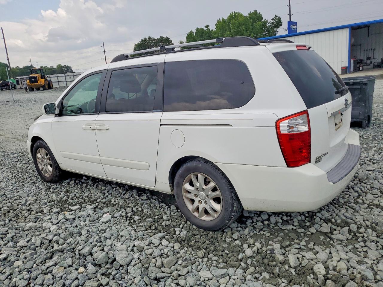 2008 Kia Sedona Lx White vin: KNDMB233686225805