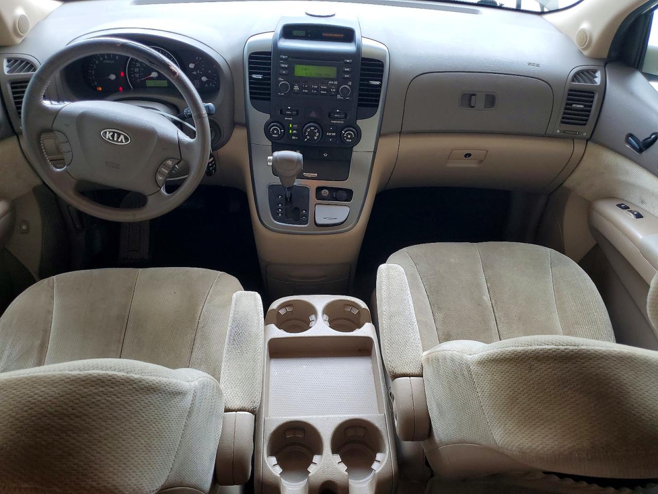 2008 Kia Sedona Lx White vin: KNDMB233686225805