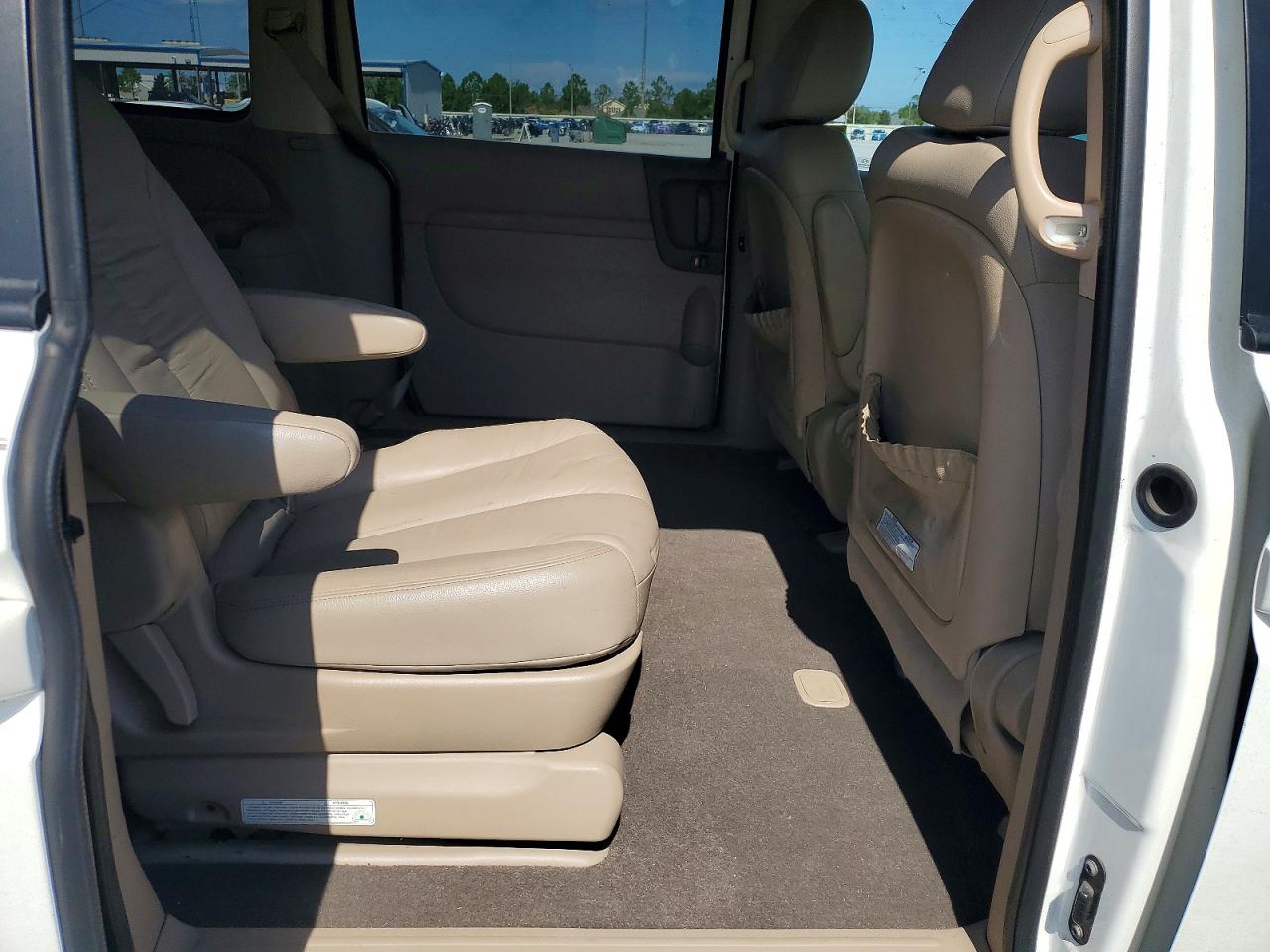 2008 Kia Sedona Lx White vin: KNDMB233686230535