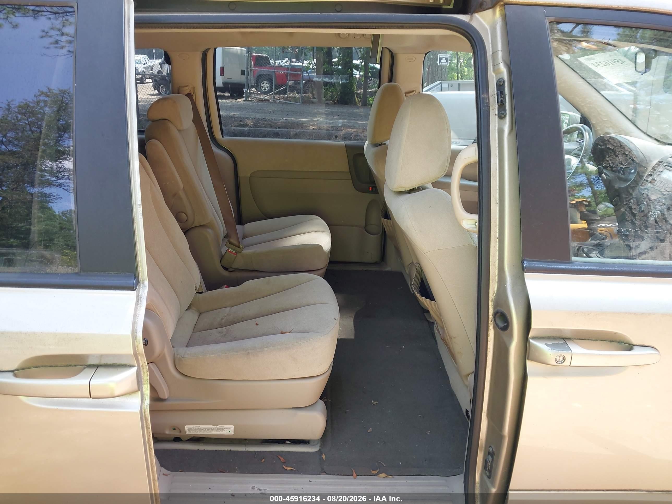 2008 Kia Sedona Lx Gold vin: KNDMB233686249215