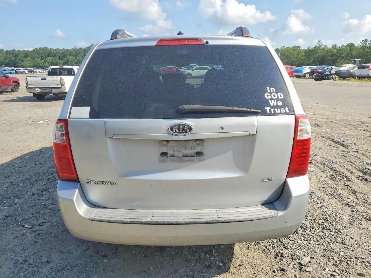 2009 Kia Sedona Lx Silver vin: KNDMB233696270387