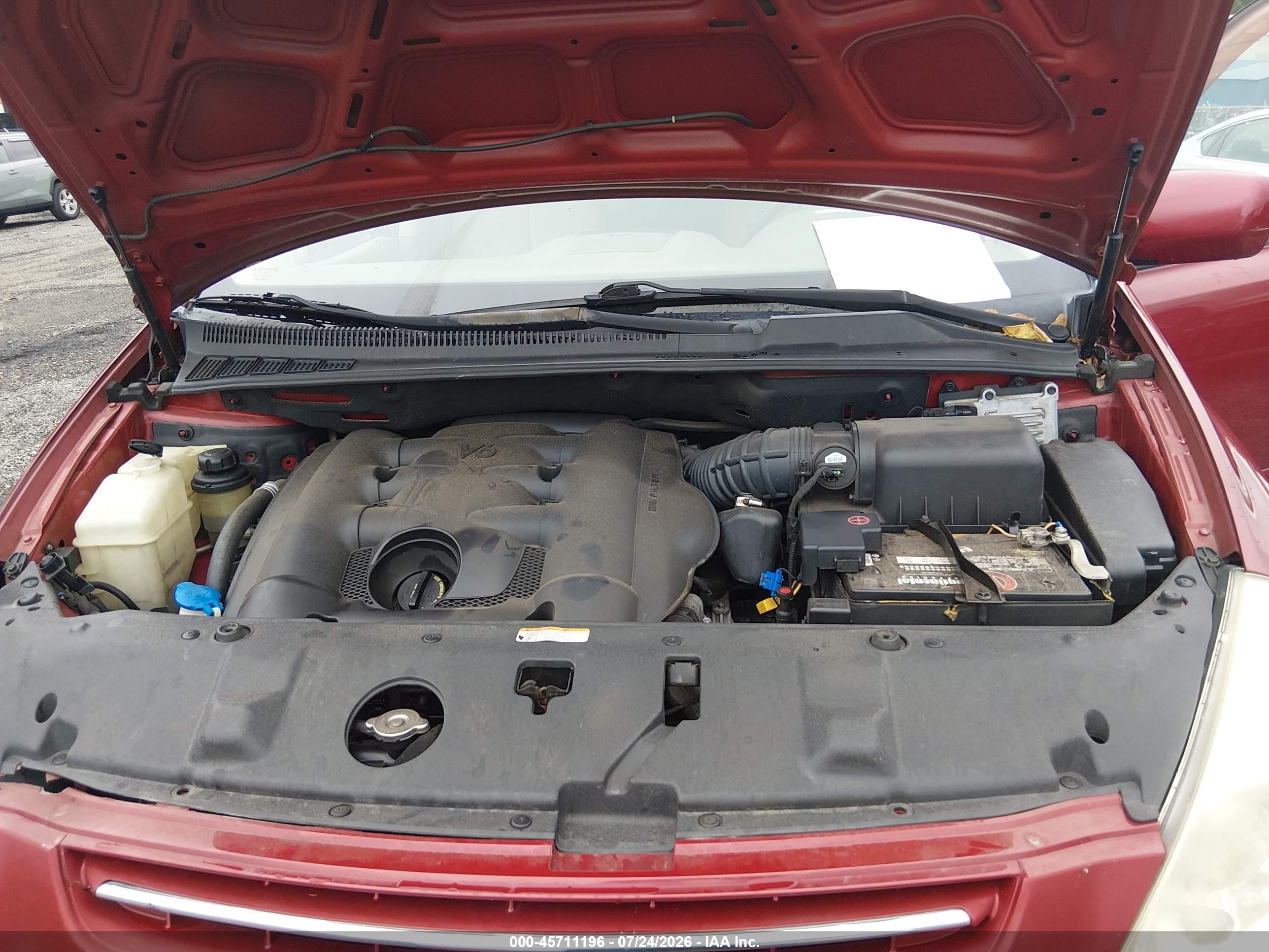 2009 Kia Sedona Ex Красный vin: KNDMB233696319944