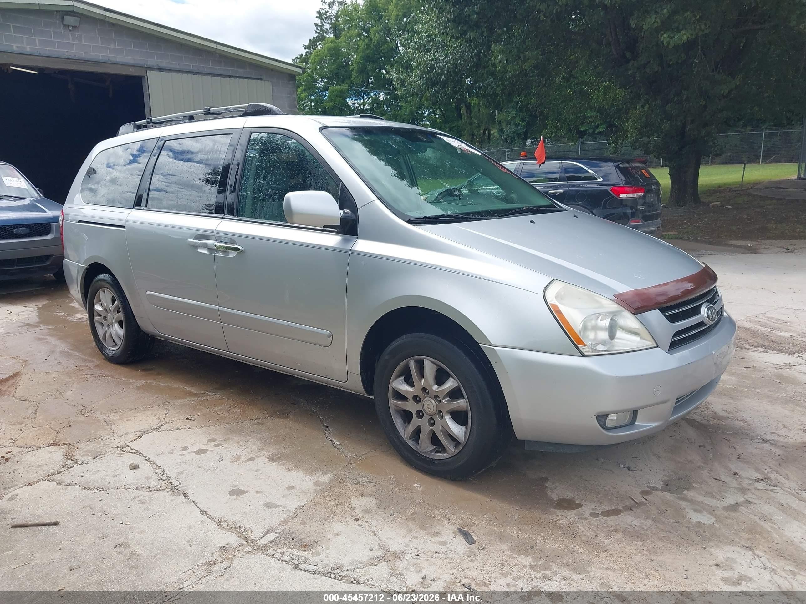 2006 Kia Sedona Ex/lx Silver vin: KNDMB233766069691