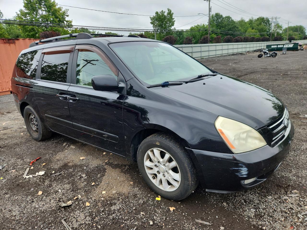 2008 Kia Sedona Lx Черный vin: KNDMB233786204347