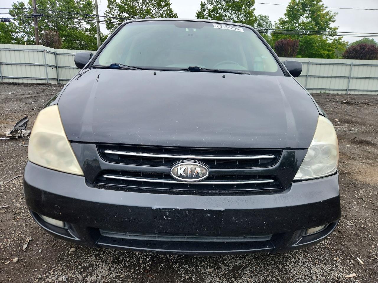 2008 Kia Sedona Lx Черный vin: KNDMB233786204347