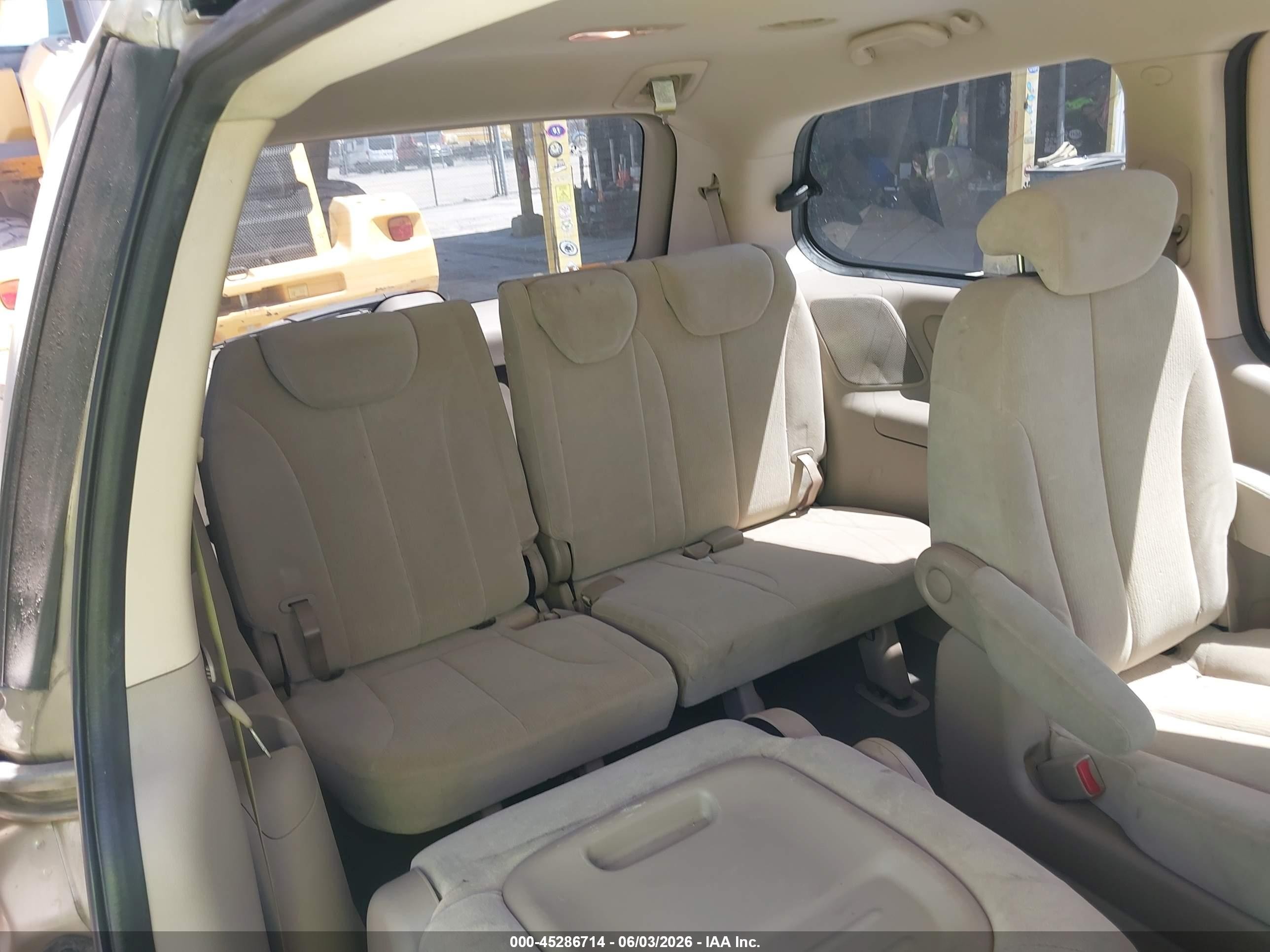 2008 Kia Sedona Lx Gold vin: KNDMB233786262538