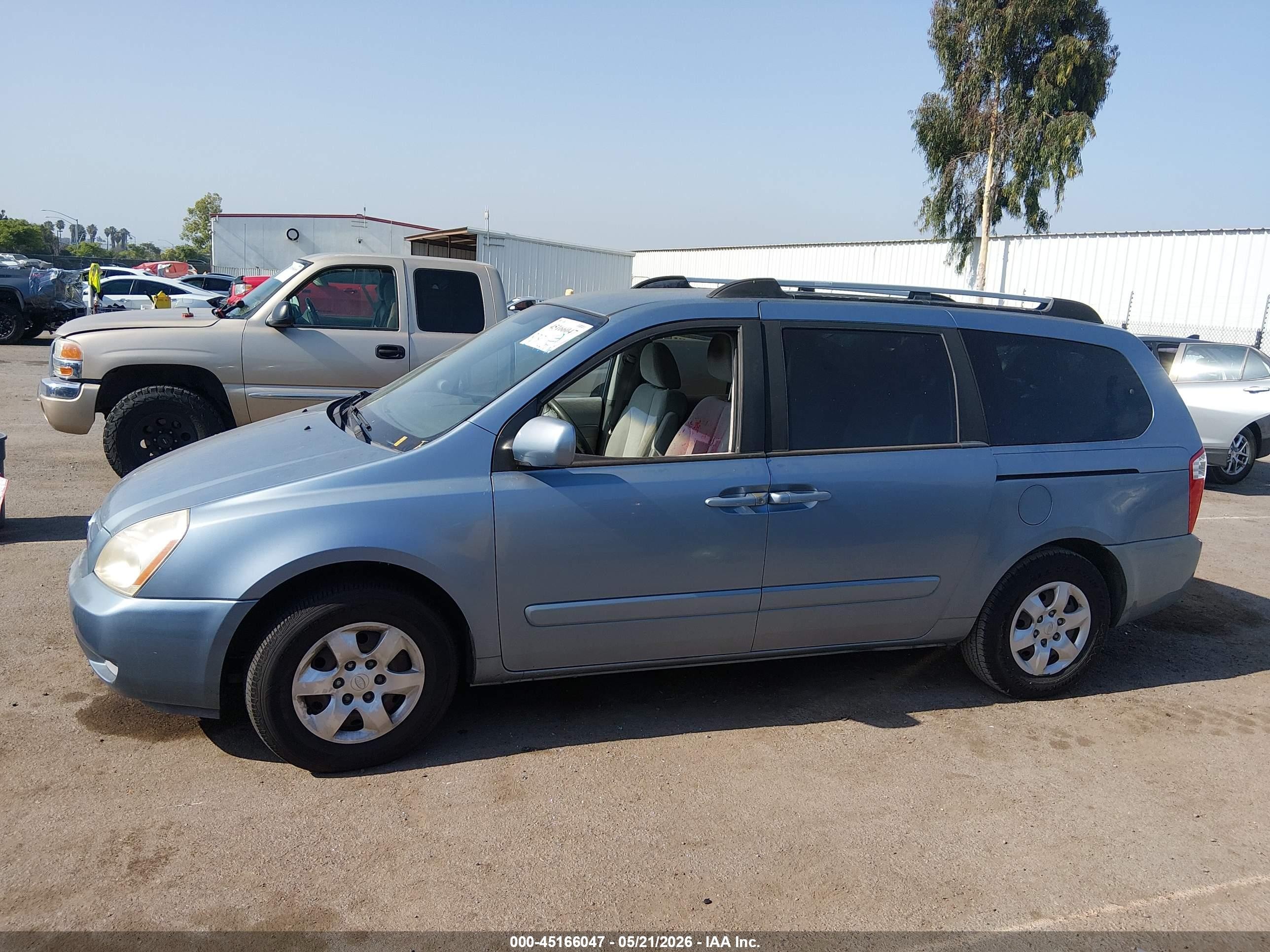 2008 Kia Sedona Lx Blue vin: KNDMB233786267173