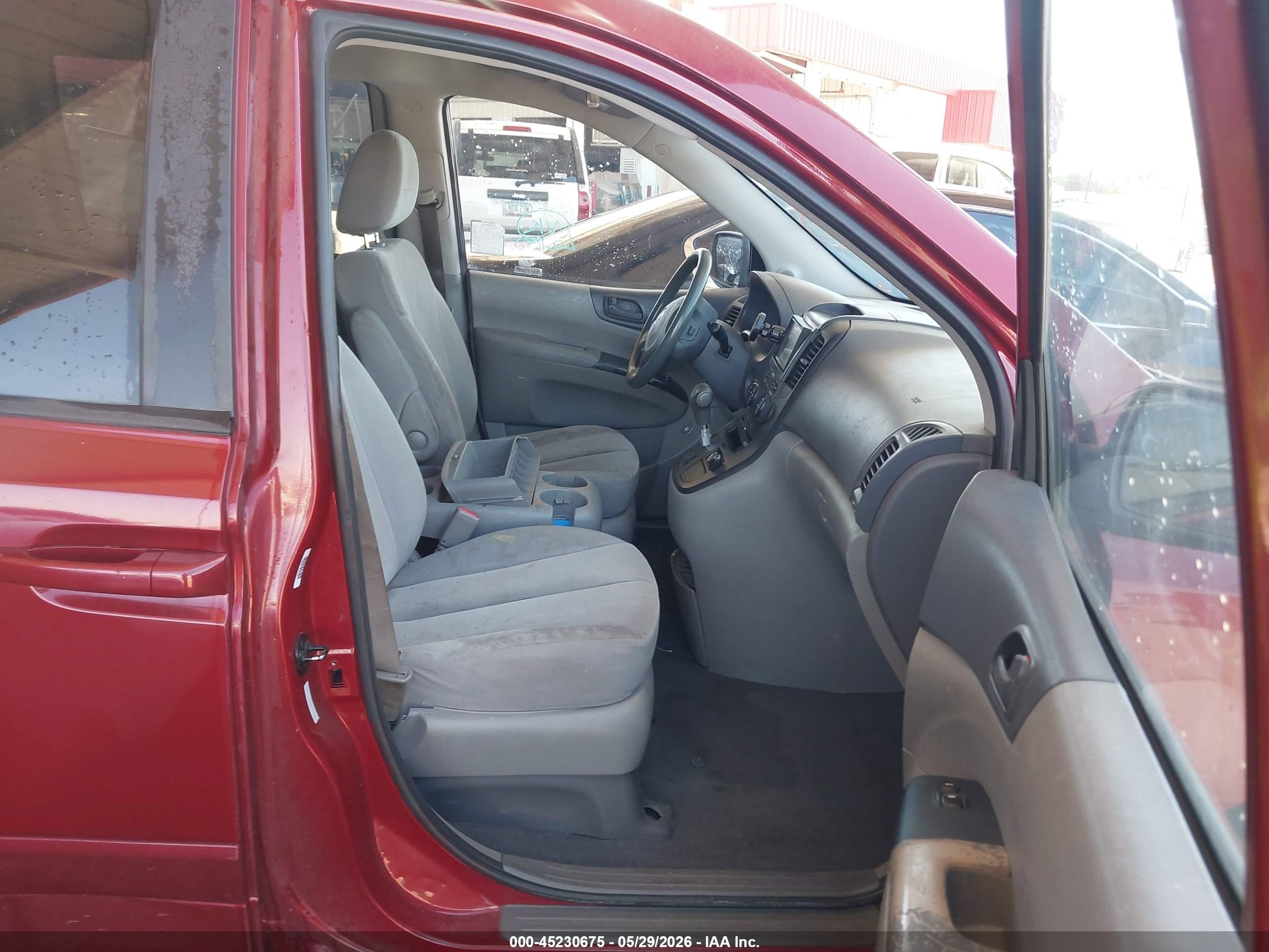 2009 Kia Sedona Lx Burgundy vin: KNDMB233796304482