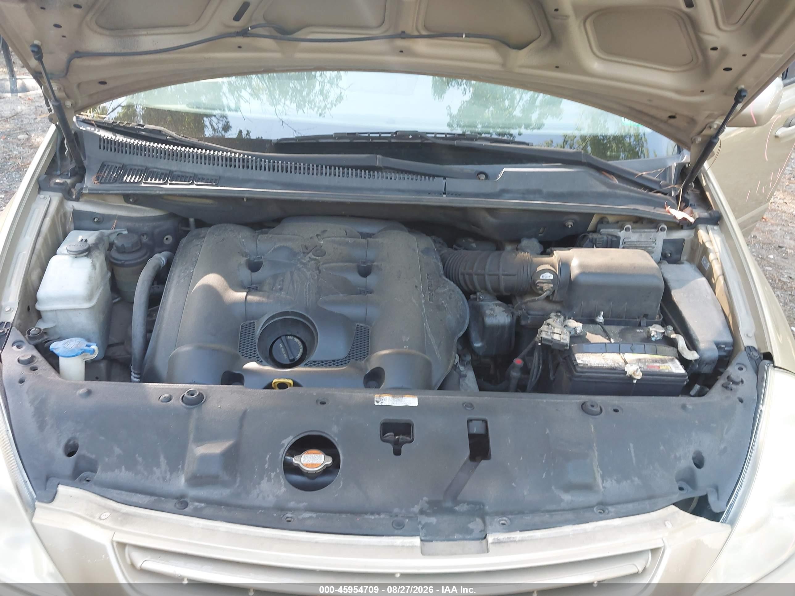 2009 Kia Sedona Lx Gold vin: KNDMB233796307964