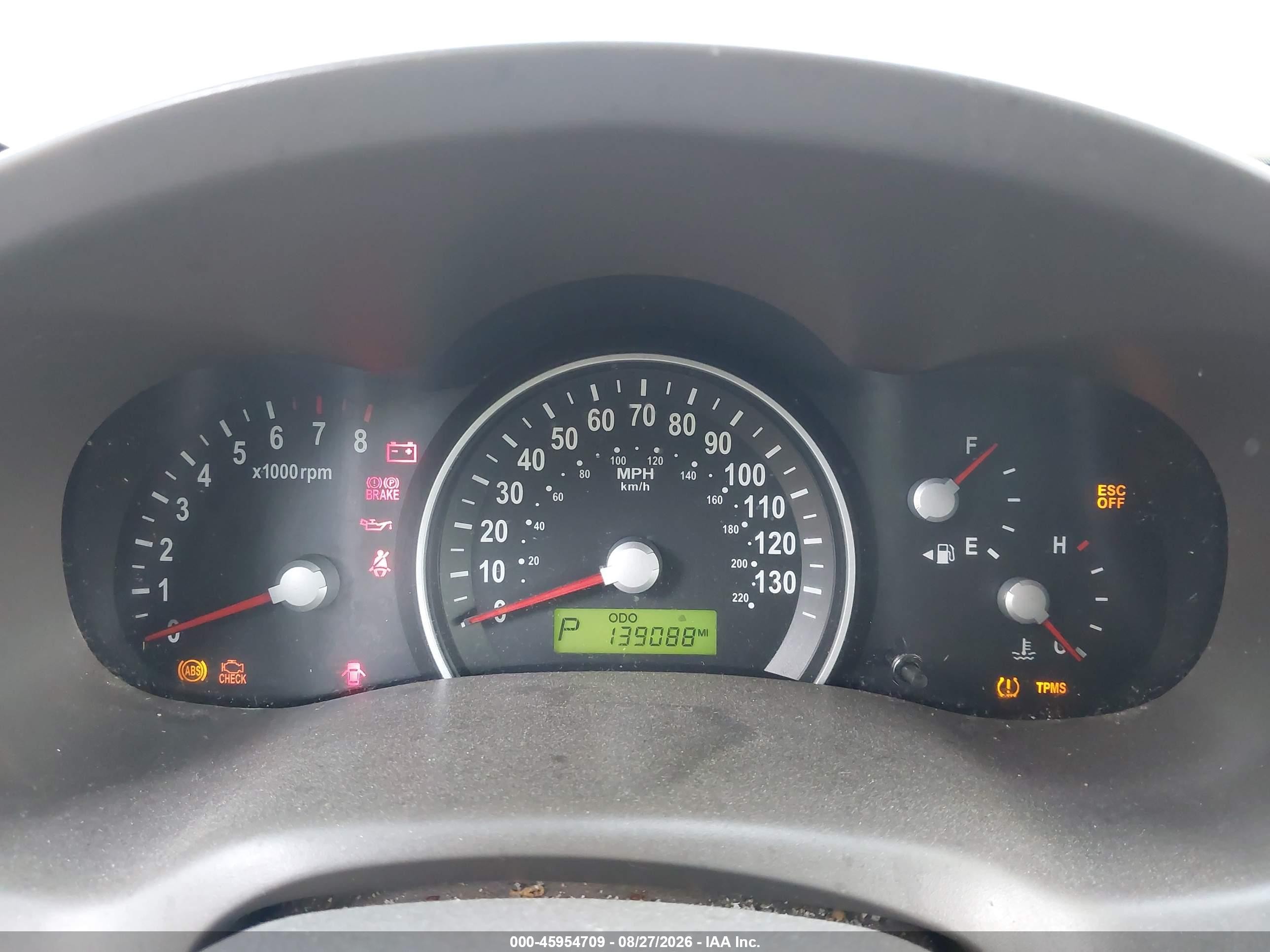 2009 Kia Sedona Lx Gold vin: KNDMB233796307964