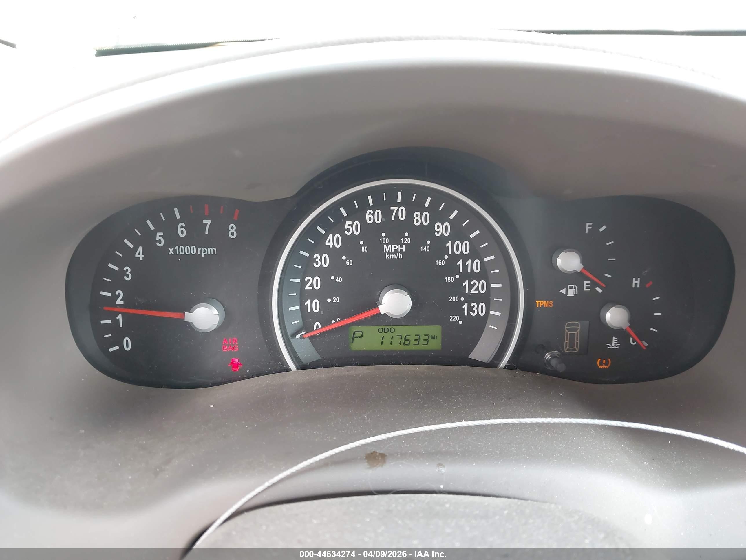 2006 Kia Sedona Ex/lx Gold vin: KNDMB233866017308