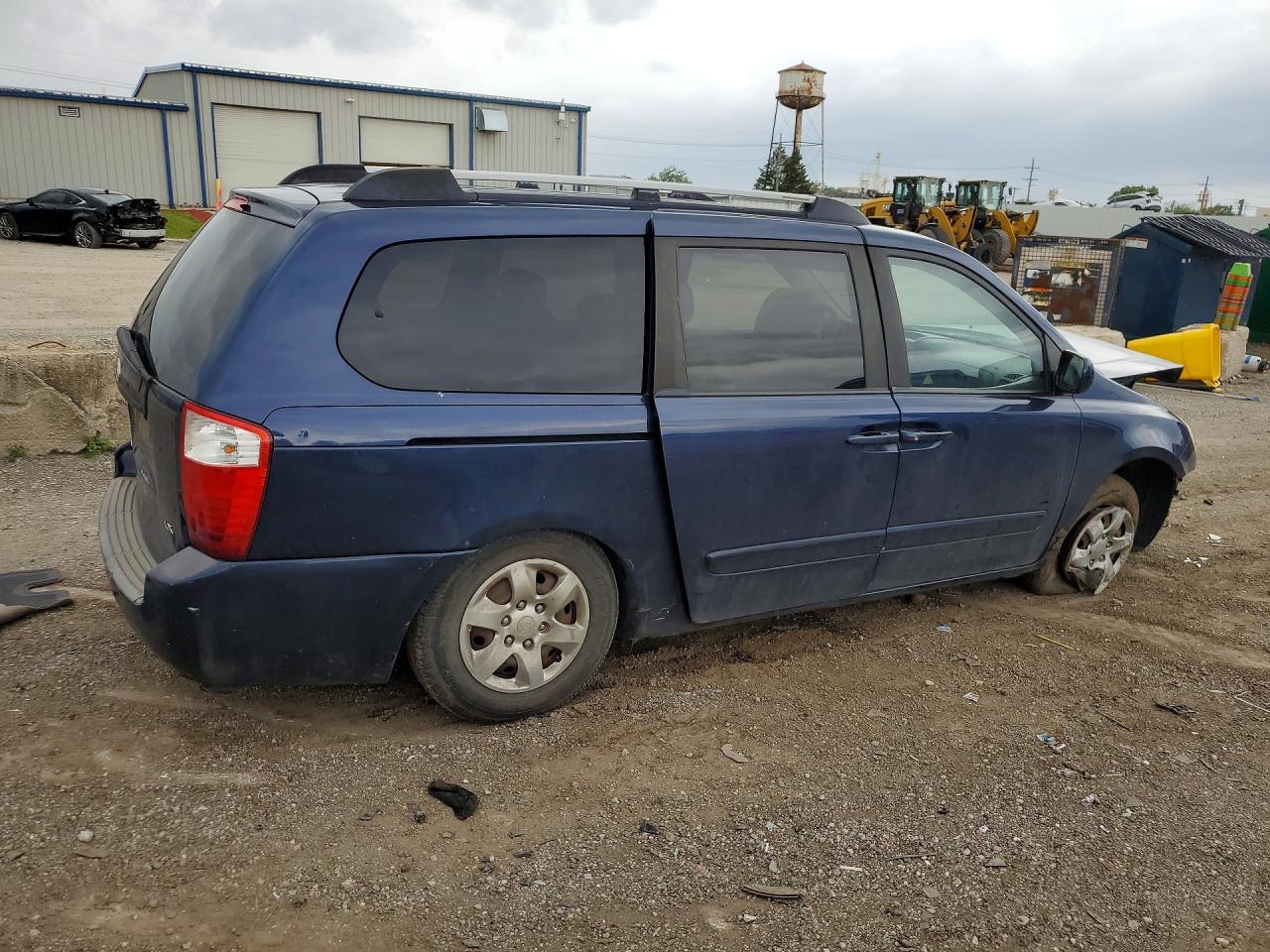 2006 Kia Sedona Lx Blue vin: KNDMB233866039423
