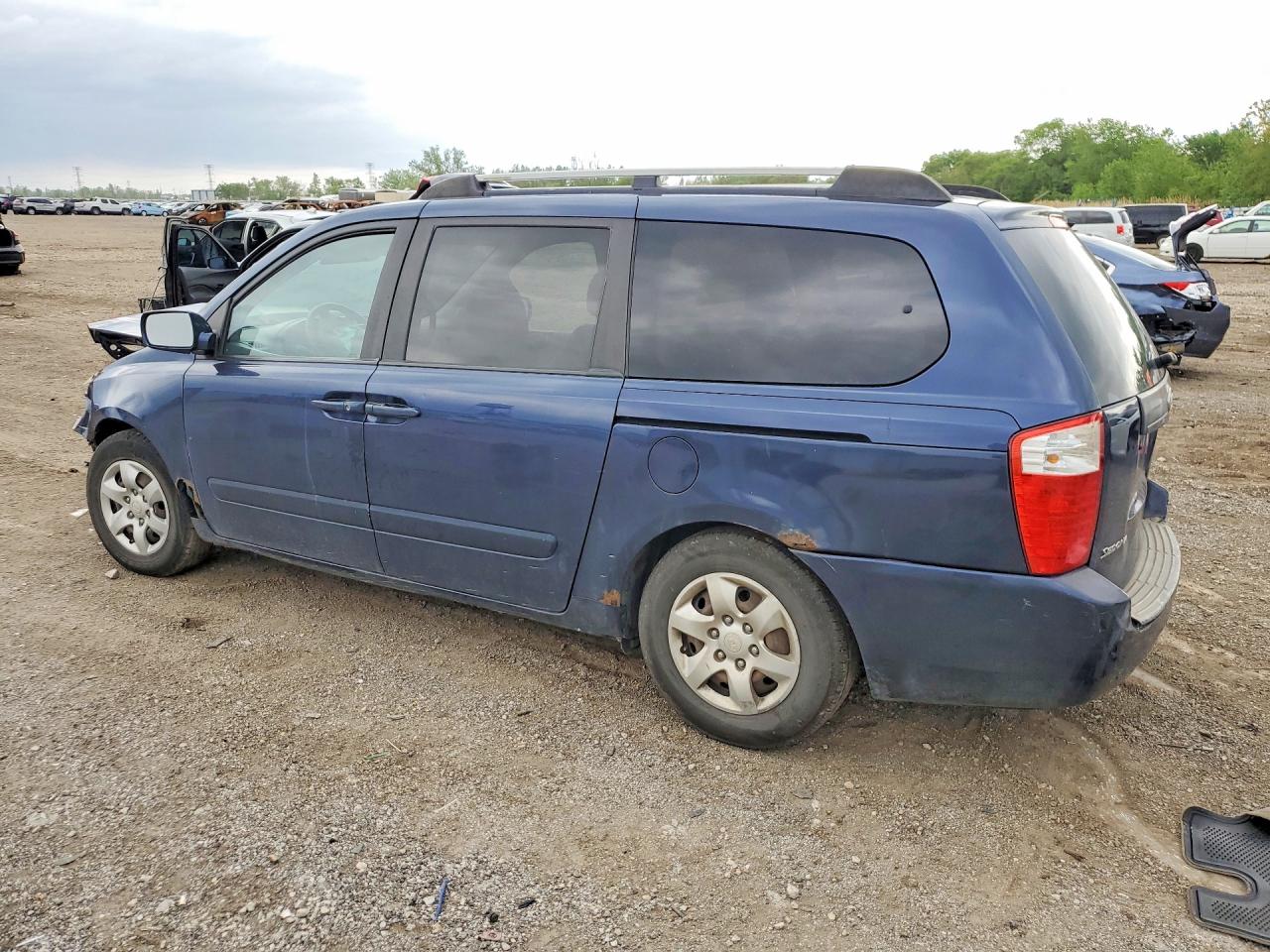 2006 Kia Sedona Lx Blue vin: KNDMB233866039423