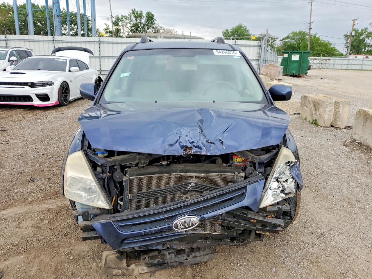2006 Kia Sedona Lx Blue vin: KNDMB233866039423