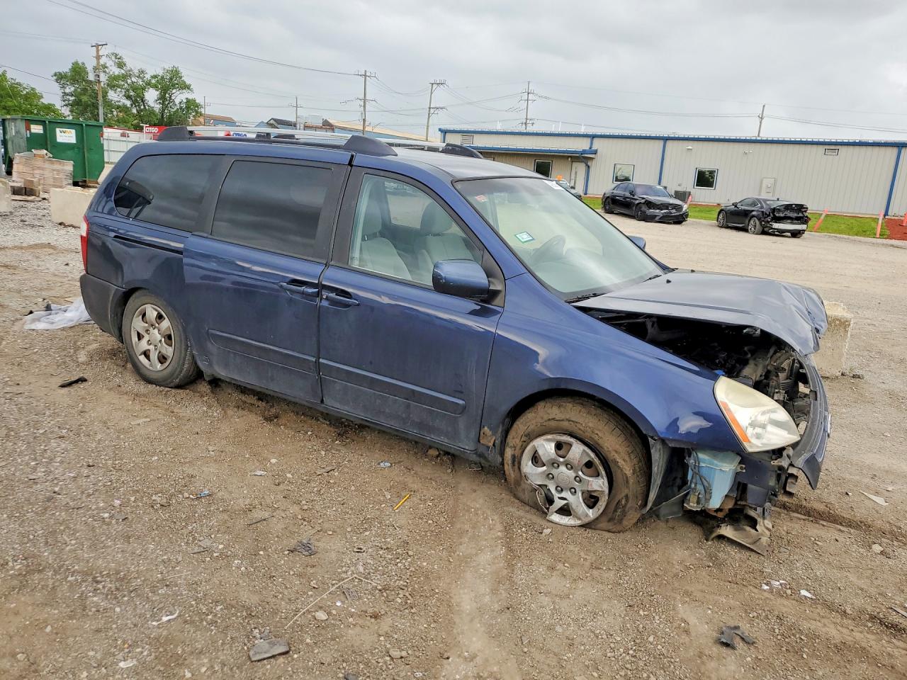 2006 Kia Sedona Lx Blue vin: KNDMB233866039423