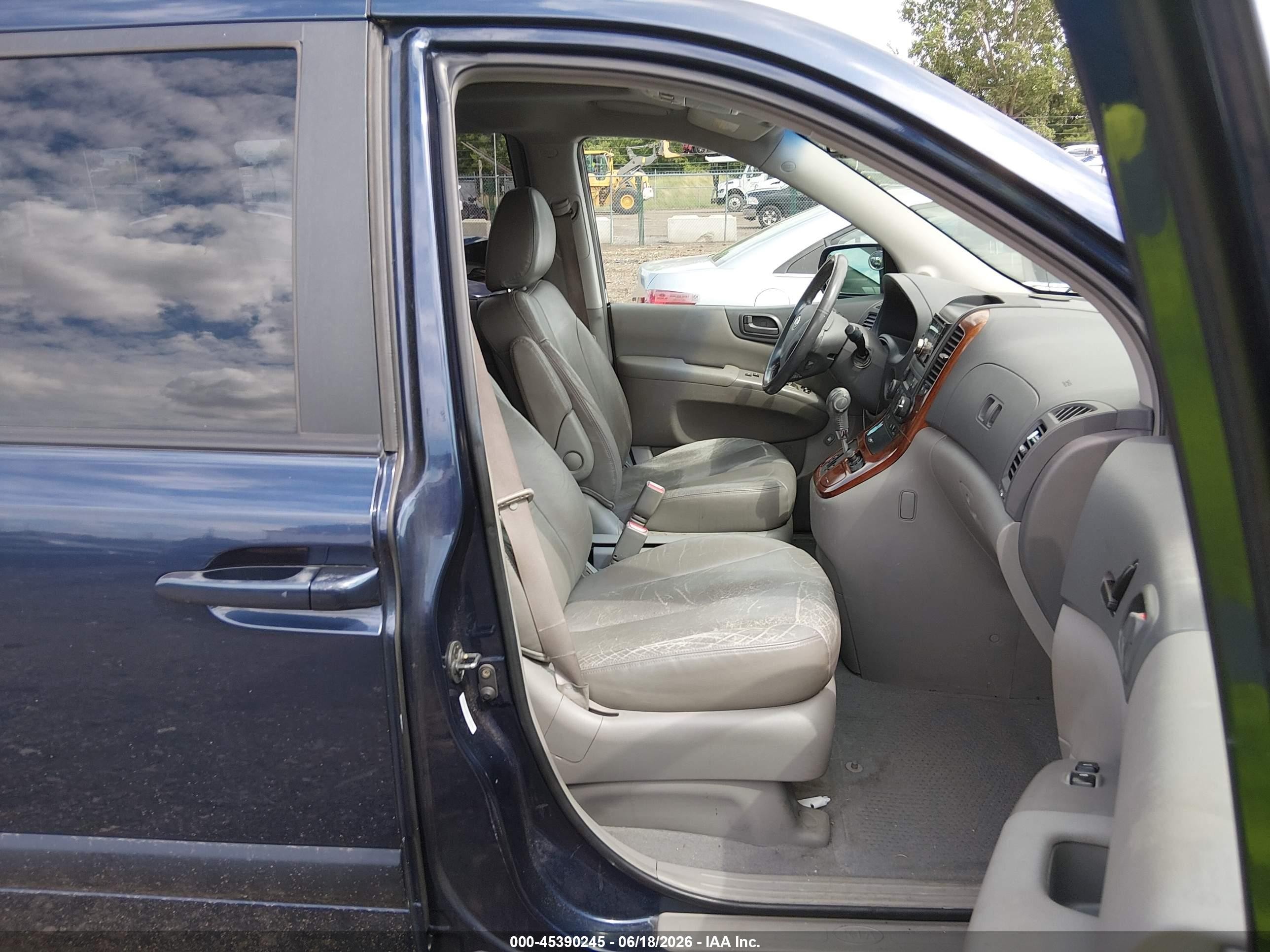 2007 Kia Sedona Ex Blue vin: KNDMB233876173835