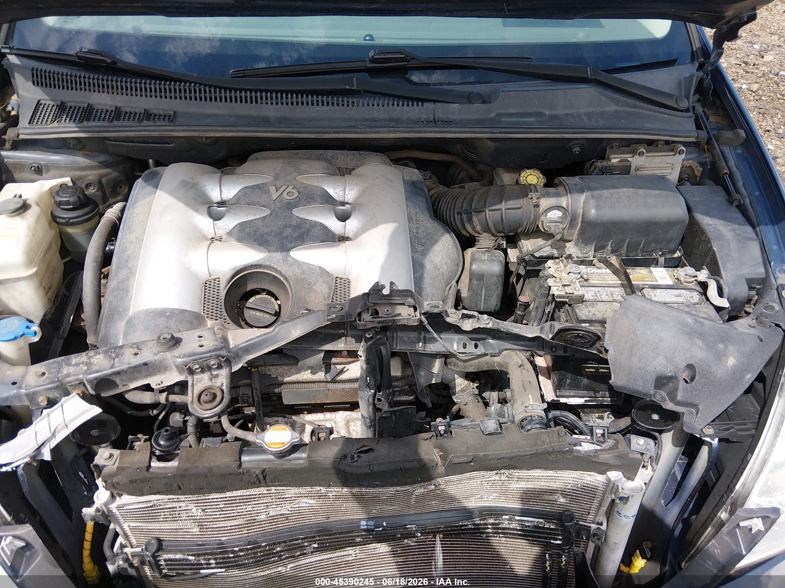 2007 Kia Sedona Ex Blue vin: KNDMB233876173835