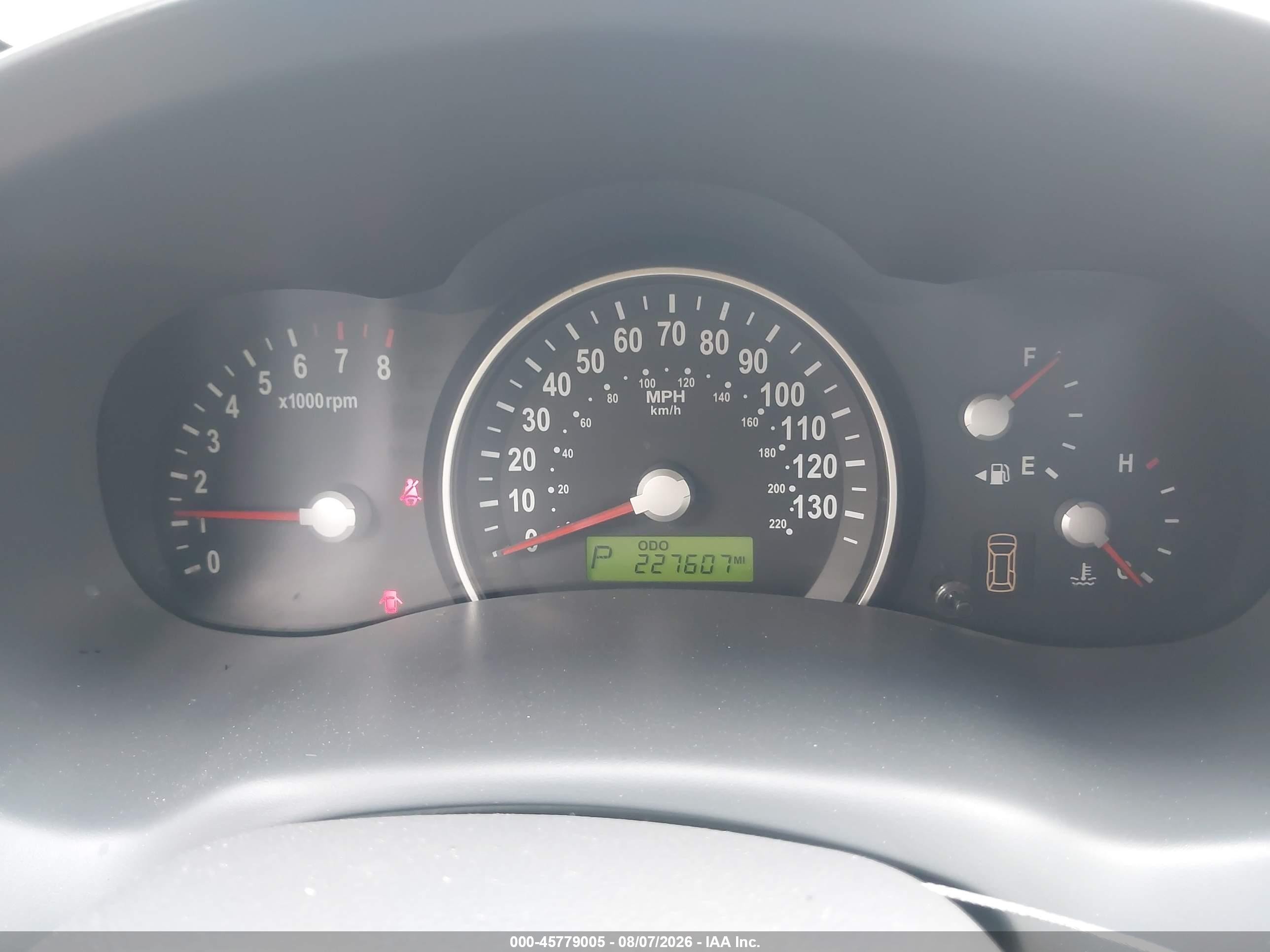 2007 Kia Sedona Lx Blue vin: KNDMB233876184186