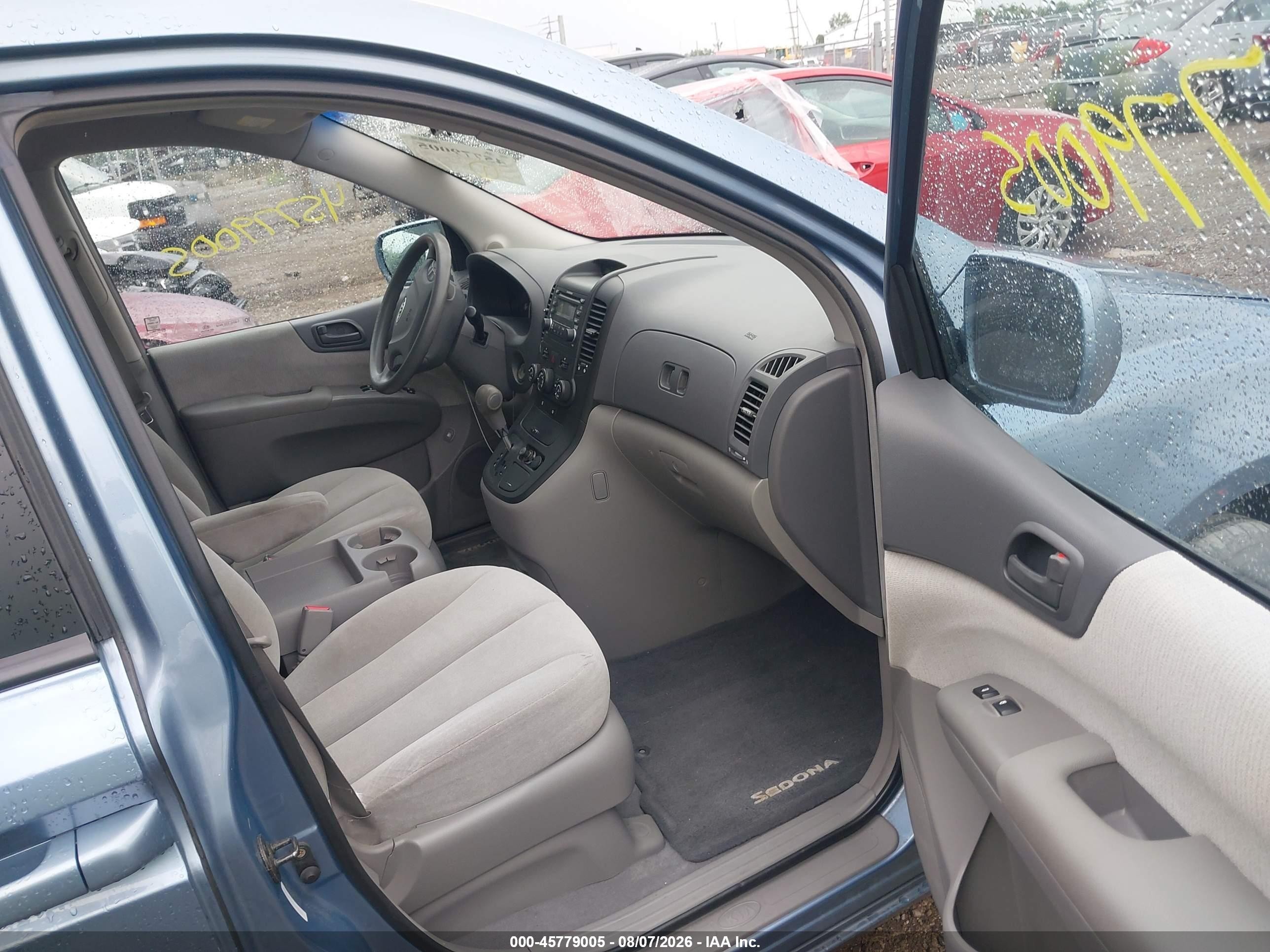 2007 Kia Sedona Lx Blue vin: KNDMB233876184186