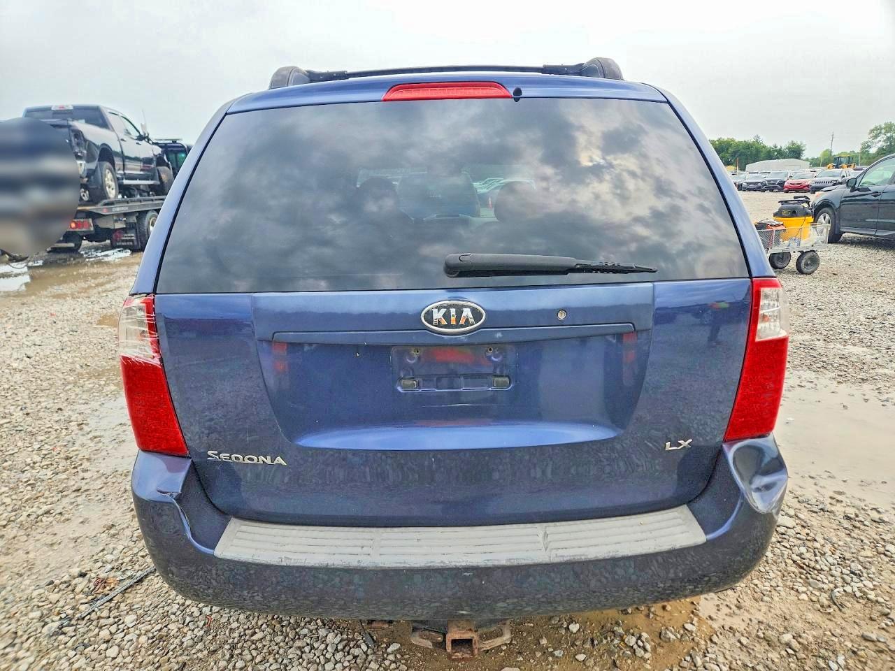 2008 Kia Sedona Lx Blue vin: KNDMB233886207760