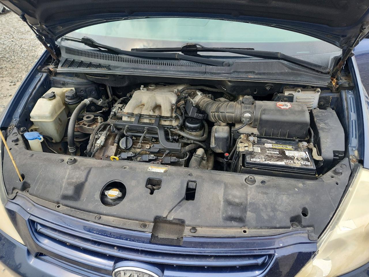 2008 Kia Sedona Lx Blue vin: KNDMB233886207760