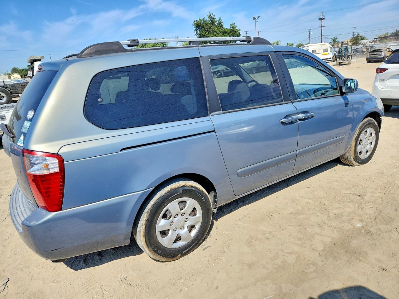 2008 Kia Sedona Lx Blue vin: KNDMB233886232903