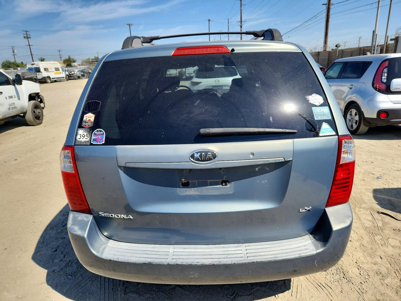 2008 Kia Sedona Lx Blue vin: KNDMB233886232903