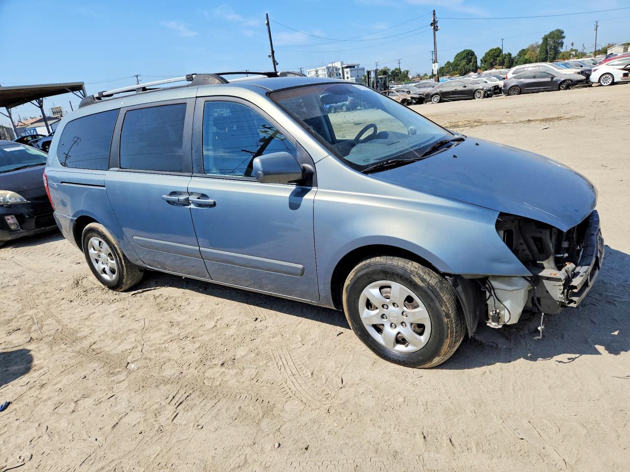2008 Kia Sedona Lx Blue vin: KNDMB233886232903