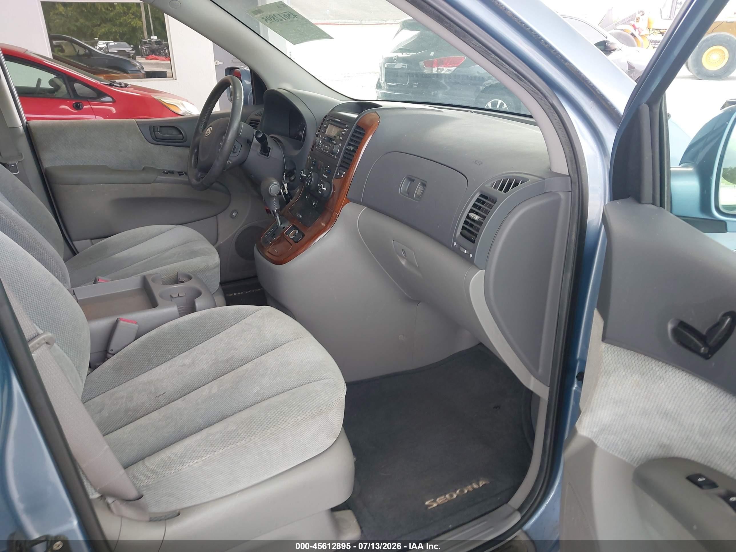 2008 Kia Sedona Ex Blue vin: KNDMB233886238524
