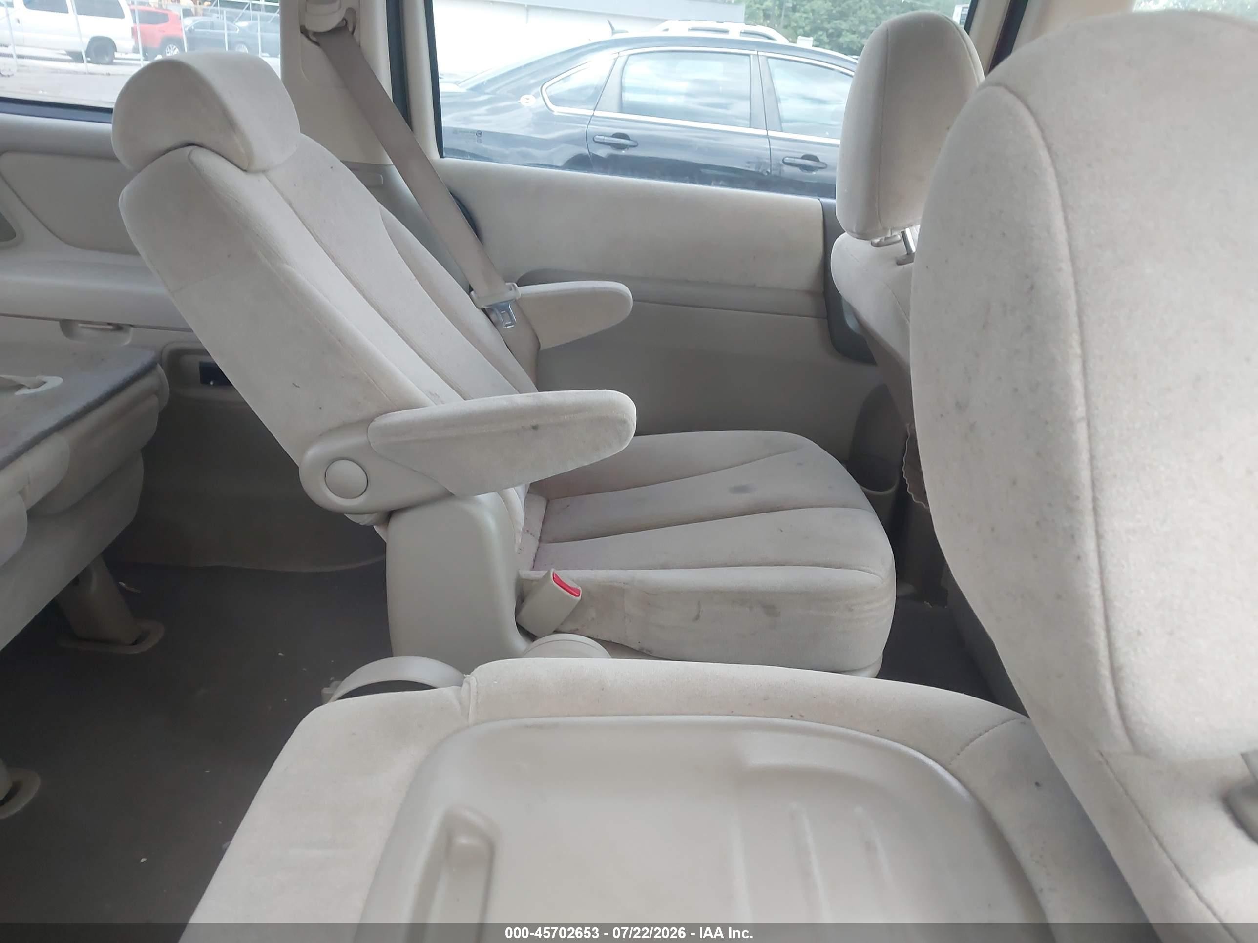 2008 Kia Sedona Lx Burgundy vin: KNDMB233886254545