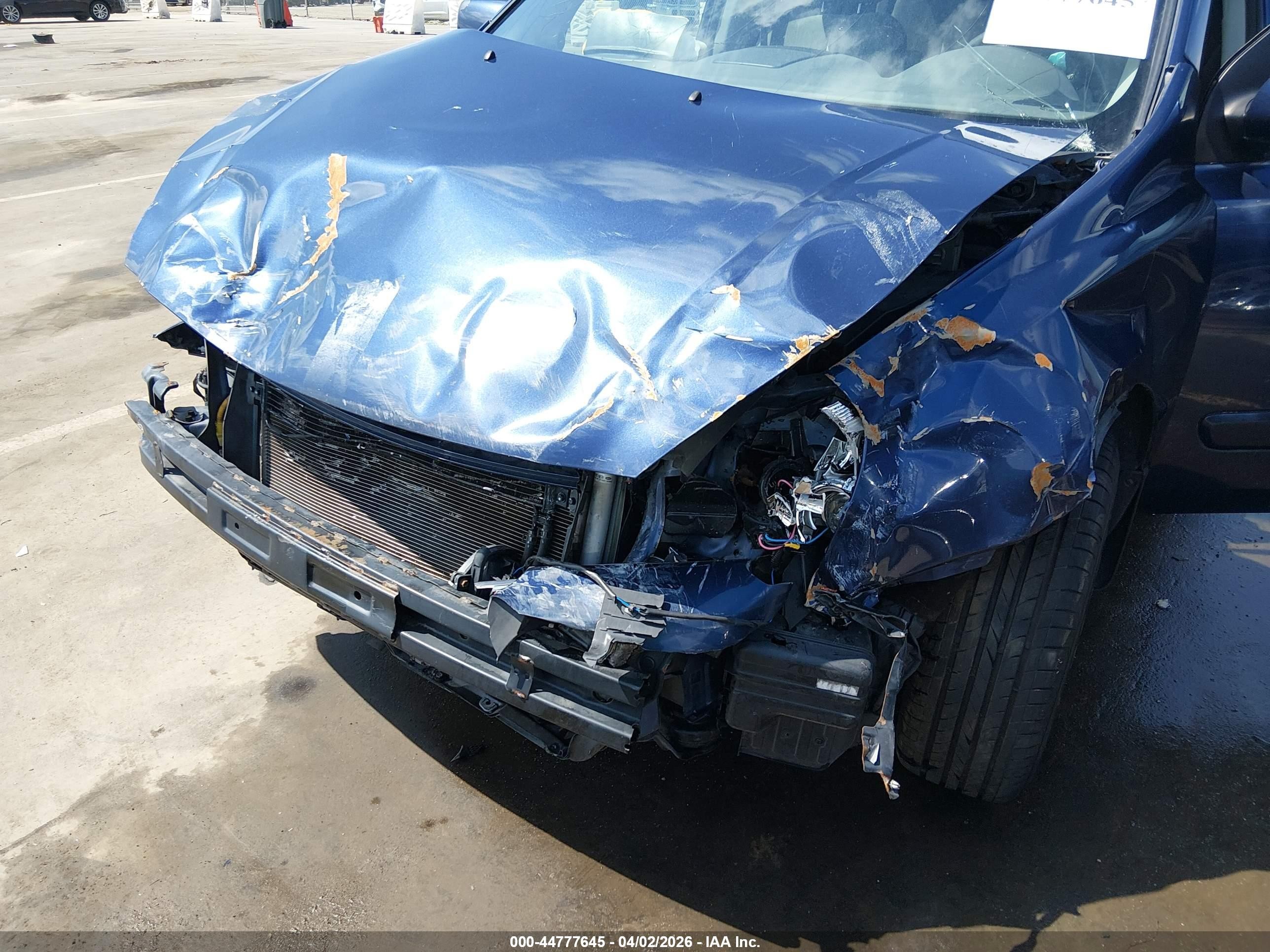 2008 Kia Sedona Ex Dark Blue vin: KNDMB233886255579