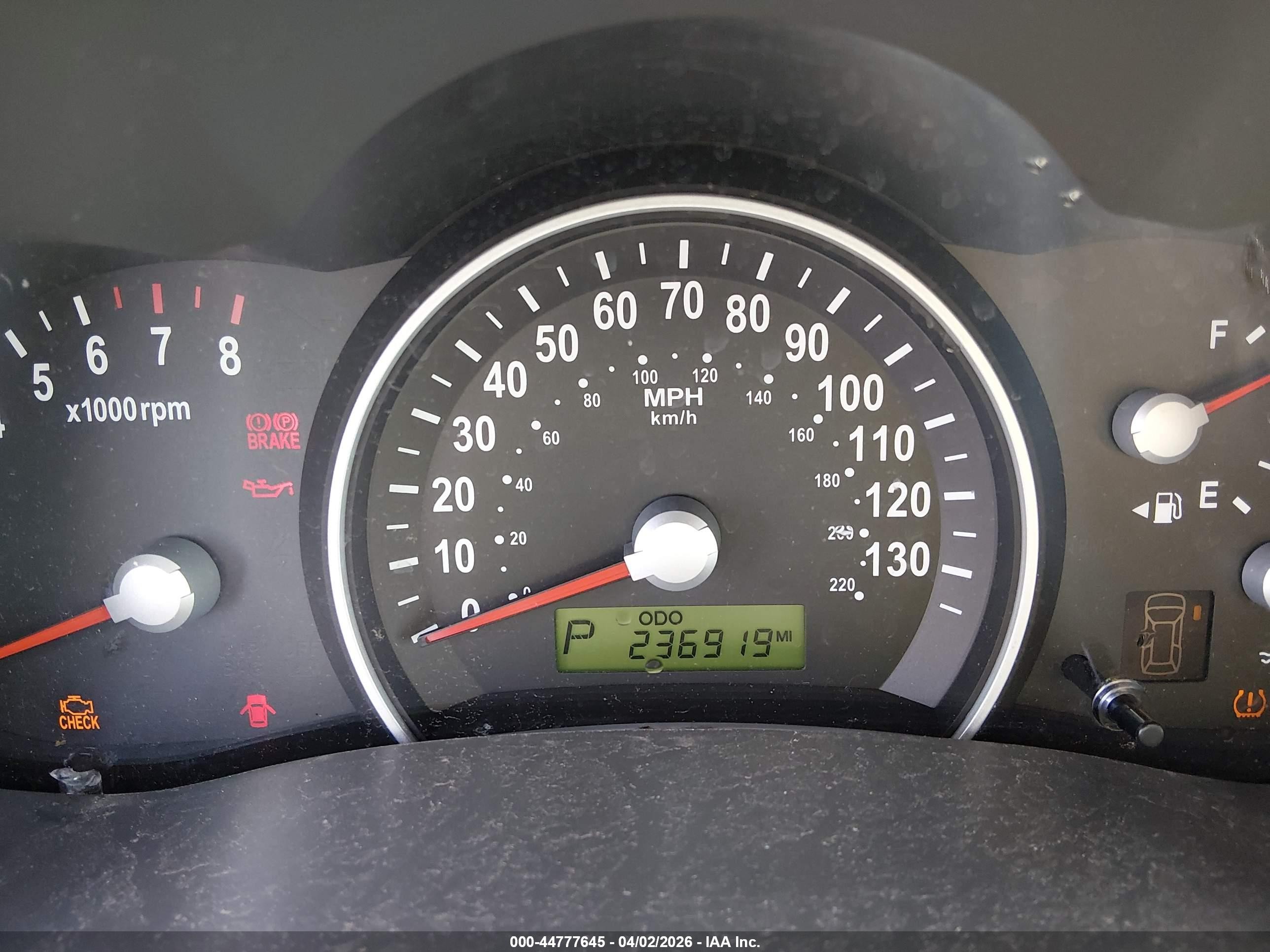 2008 Kia Sedona Ex Dark Blue vin: KNDMB233886255579