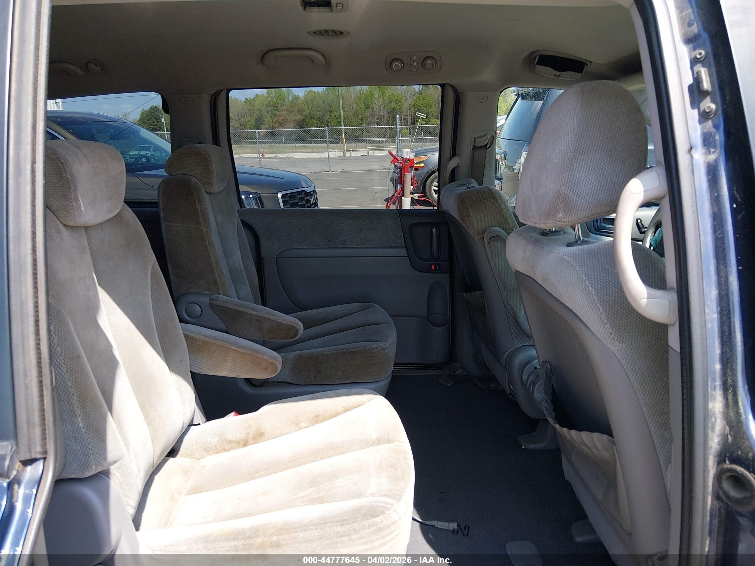 2008 Kia Sedona Ex Dark Blue vin: KNDMB233886255579