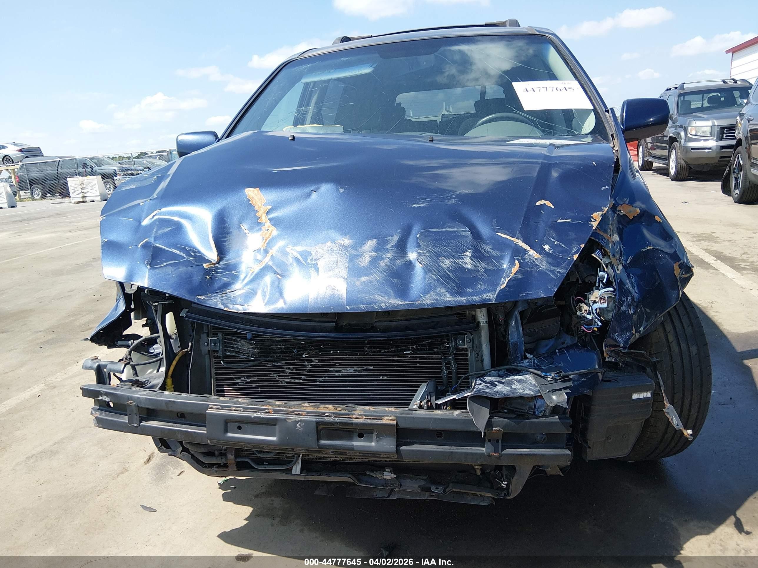 2008 Kia Sedona Ex Dark Blue vin: KNDMB233886255579