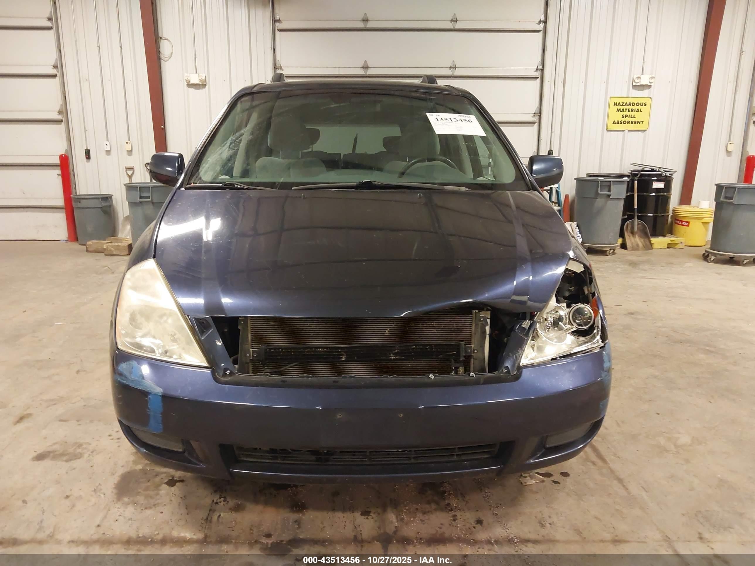 2008 Kia Sedona Lx Dark Blue vin: KNDMB233886258644