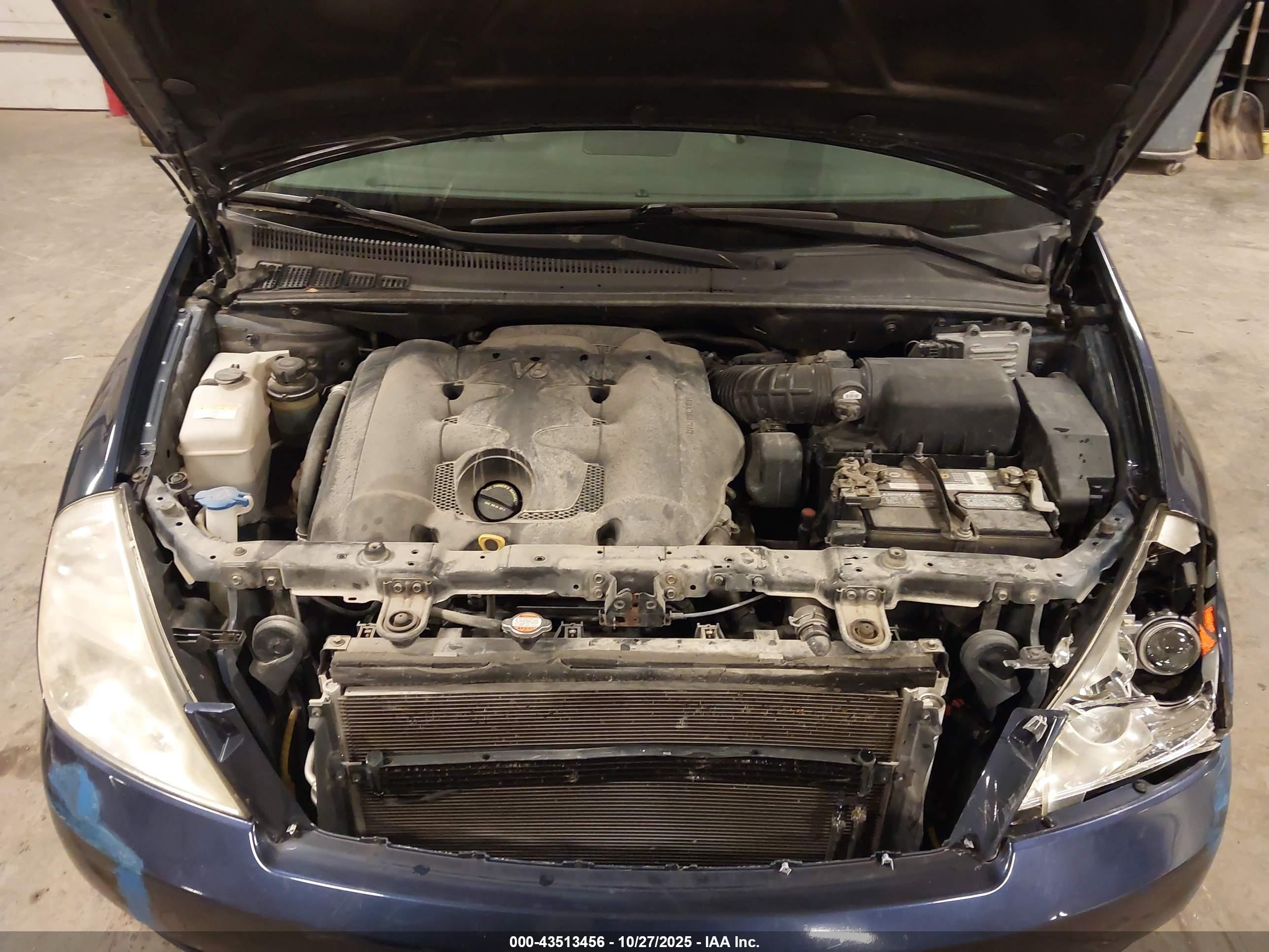 2008 Kia Sedona Lx Dark Blue vin: KNDMB233886258644