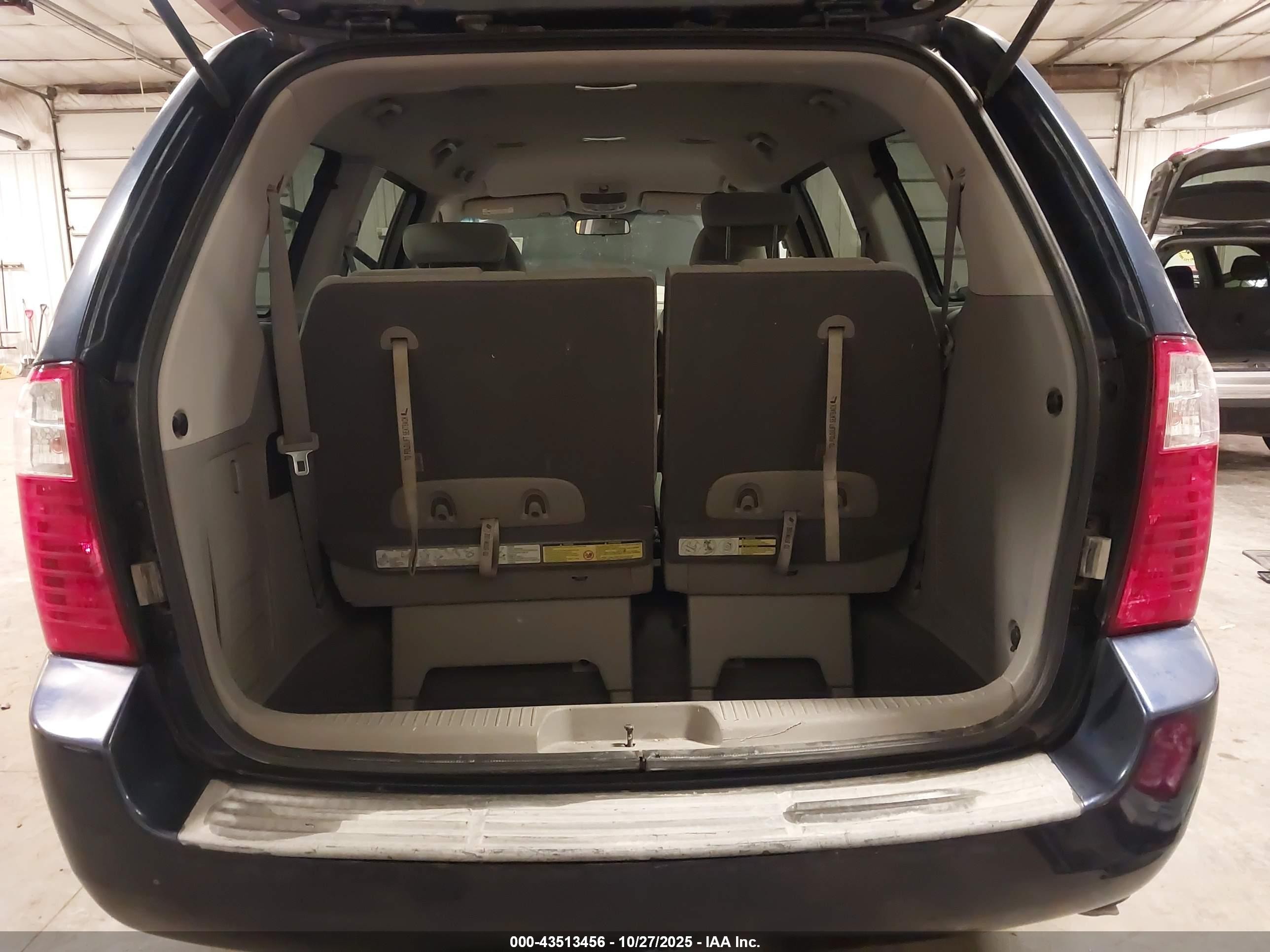 2008 Kia Sedona Lx Dark Blue vin: KNDMB233886258644