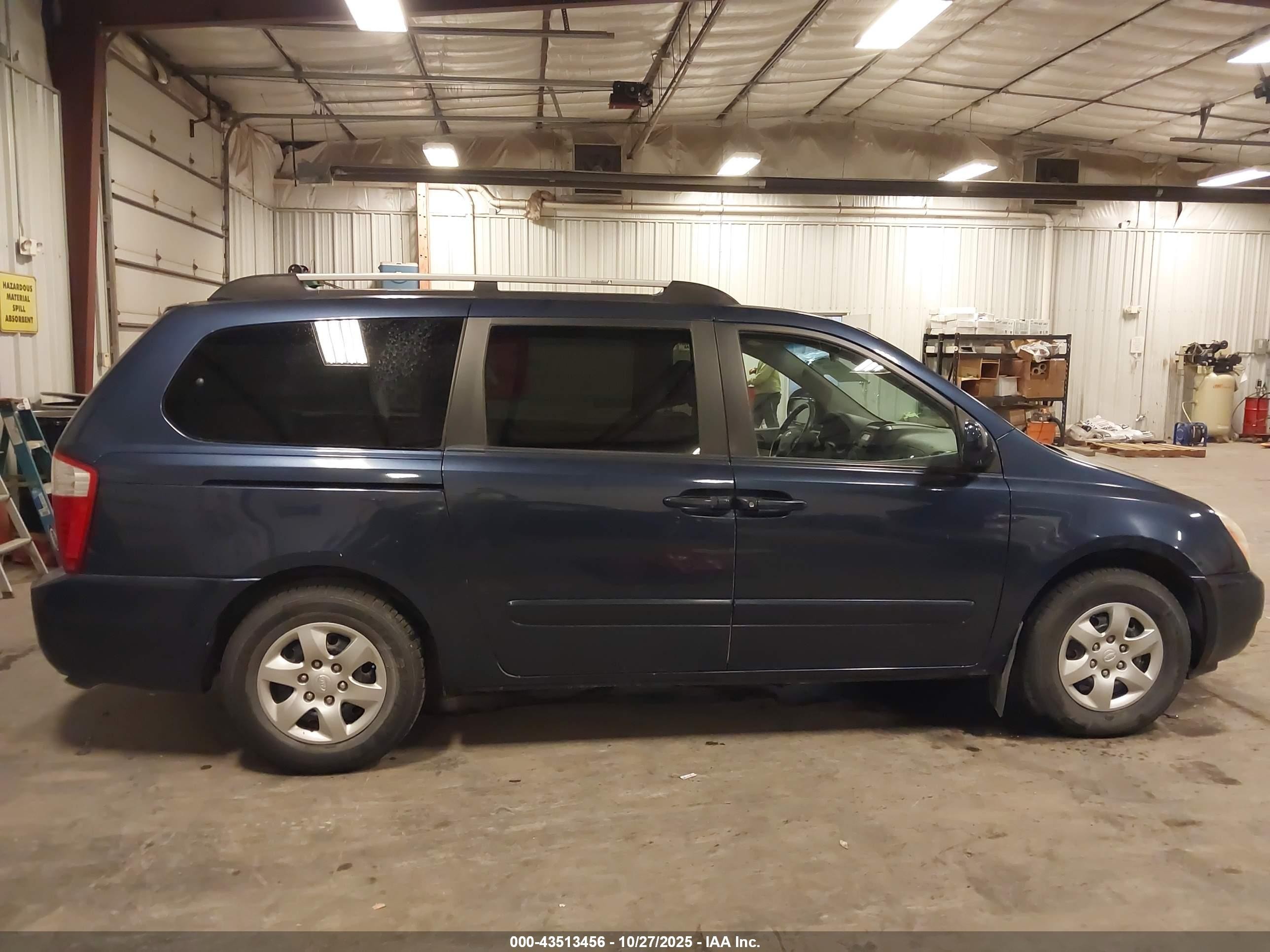 2008 Kia Sedona Lx Dark Blue vin: KNDMB233886258644