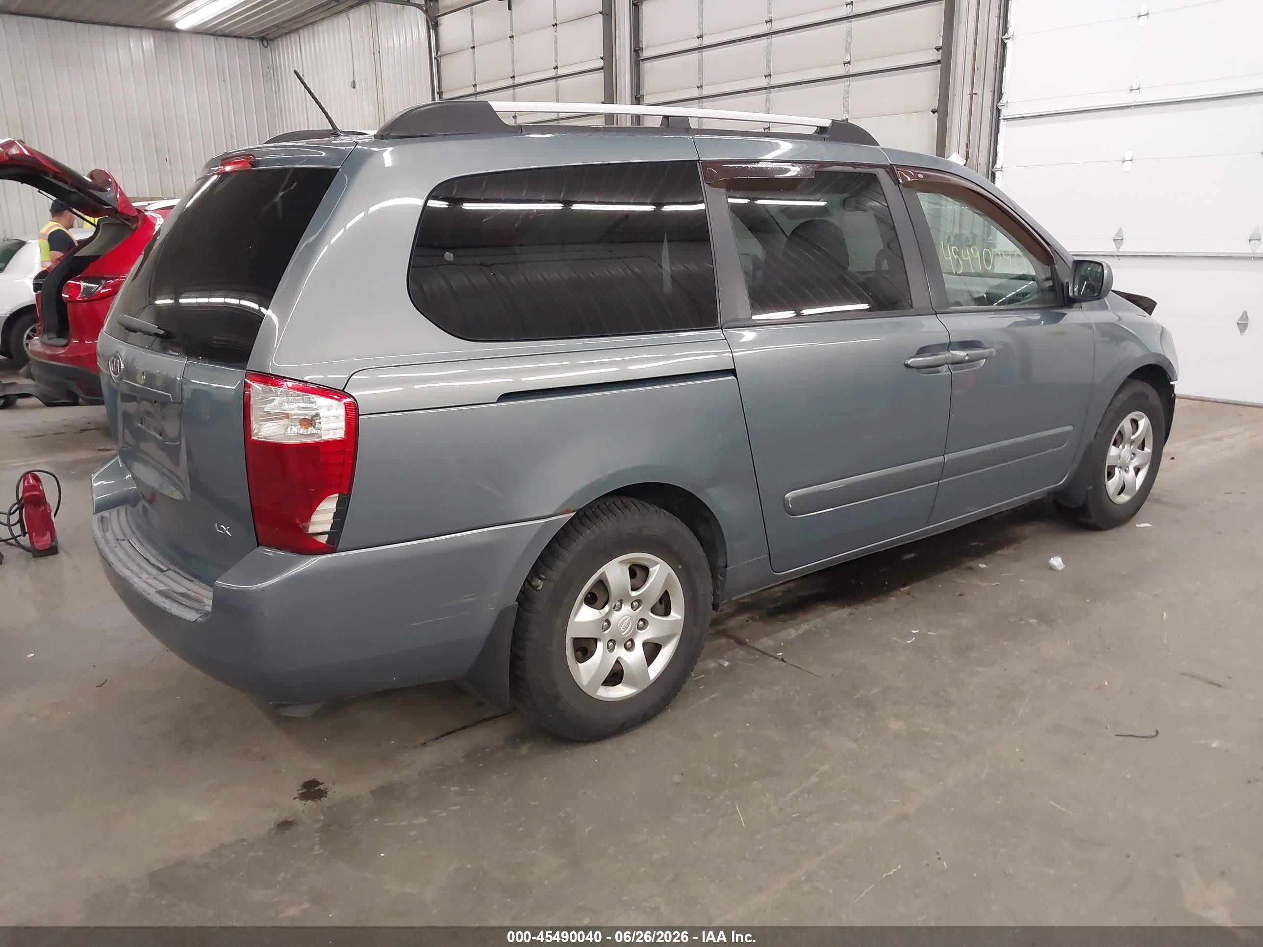 2009 Kia Sedona Lx Green vin: KNDMB233896273694