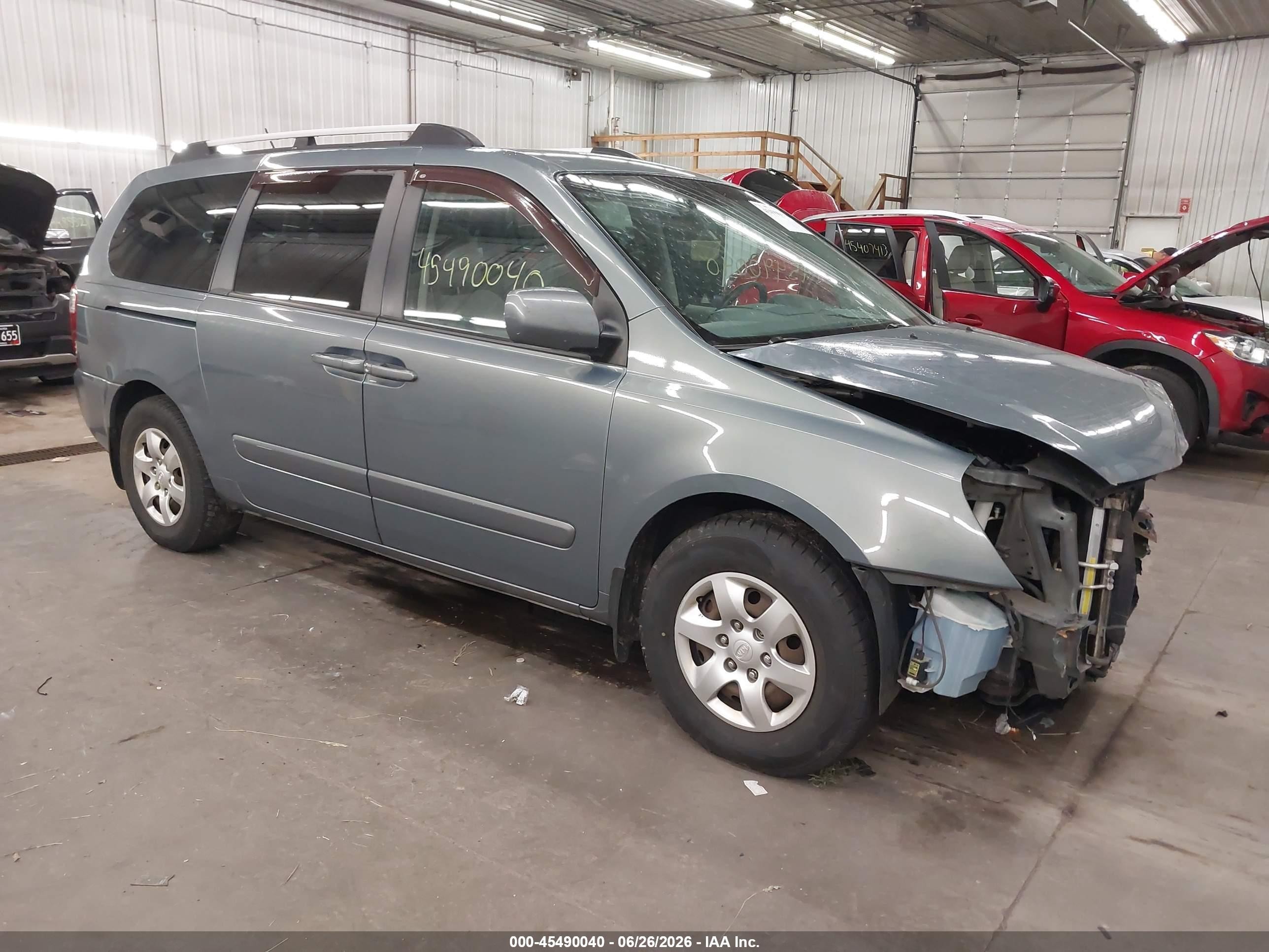 2009 Kia Sedona Lx Green vin: KNDMB233896273694