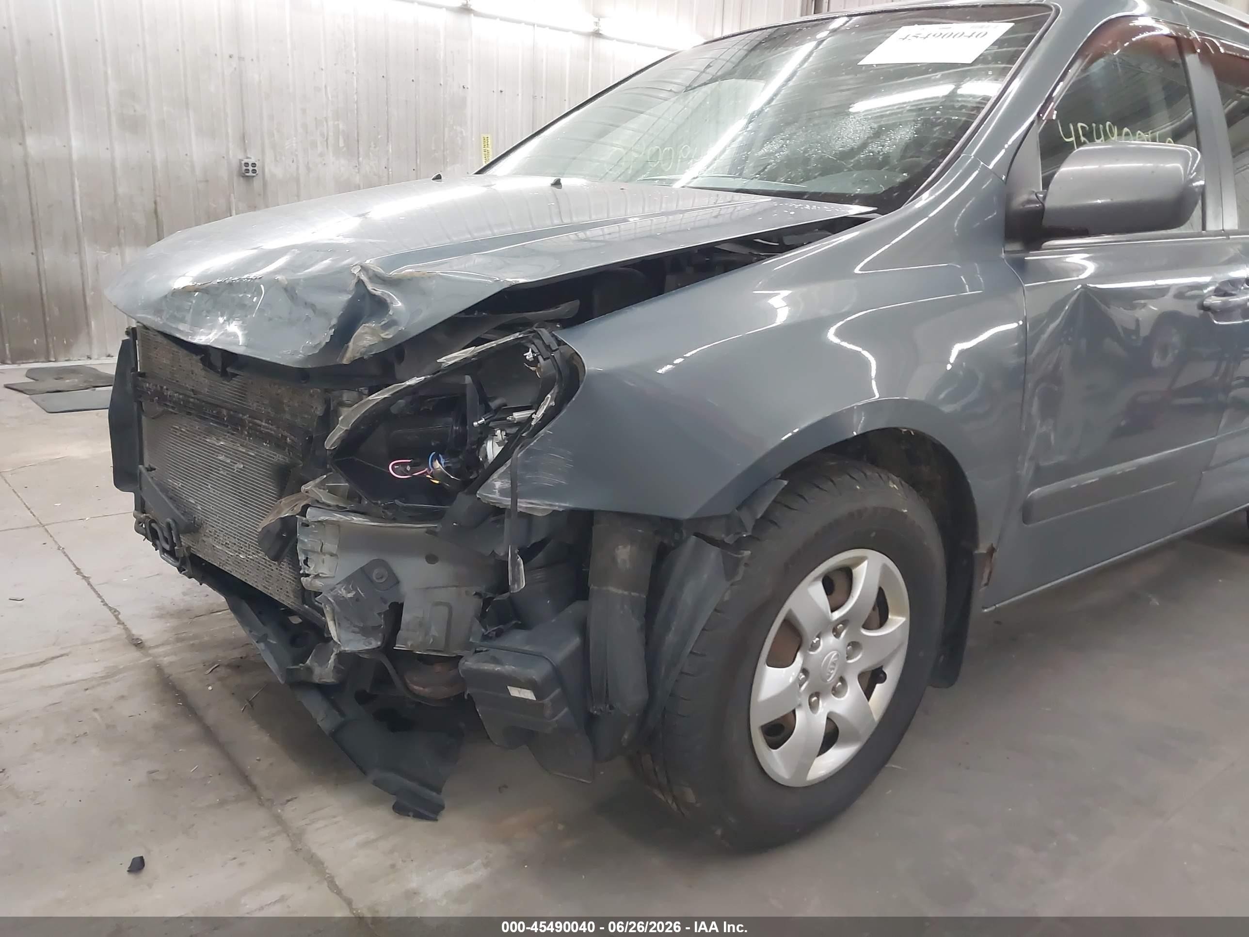 2009 Kia Sedona Lx Green vin: KNDMB233896273694