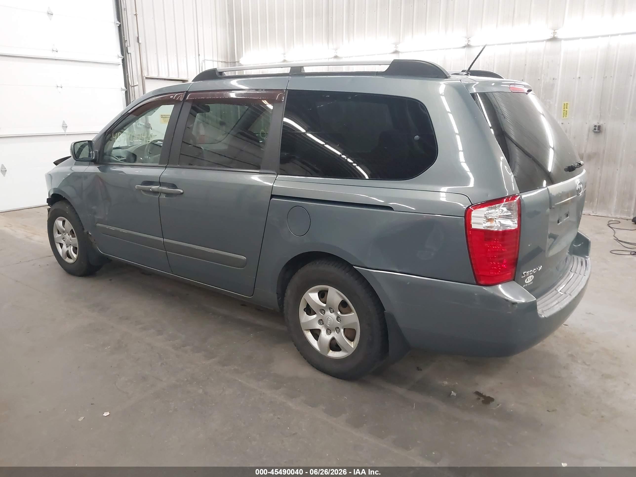2009 Kia Sedona Lx Green vin: KNDMB233896273694
