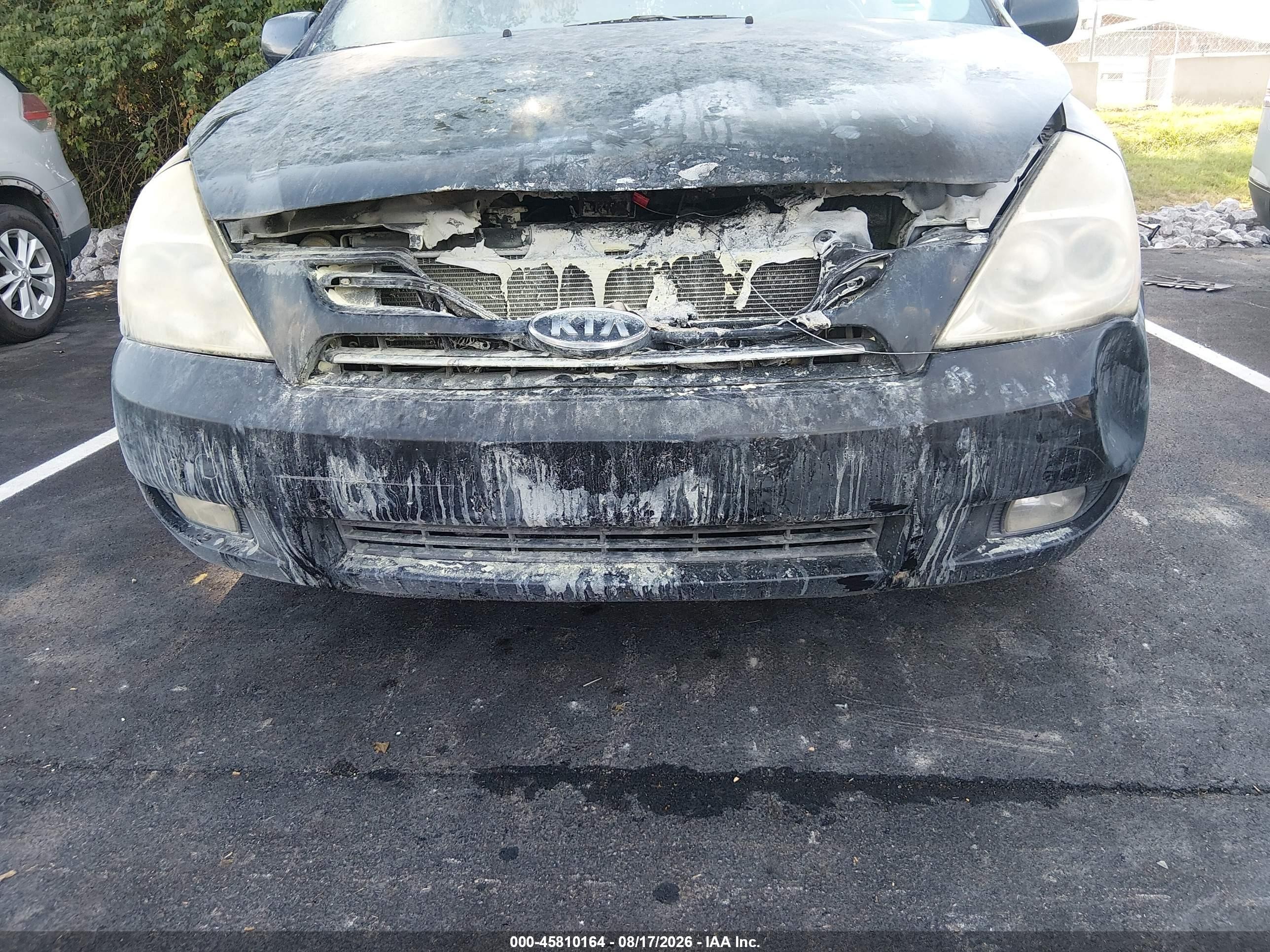 2009 Kia Sedona Ex Черный vin: KNDMB233896275414