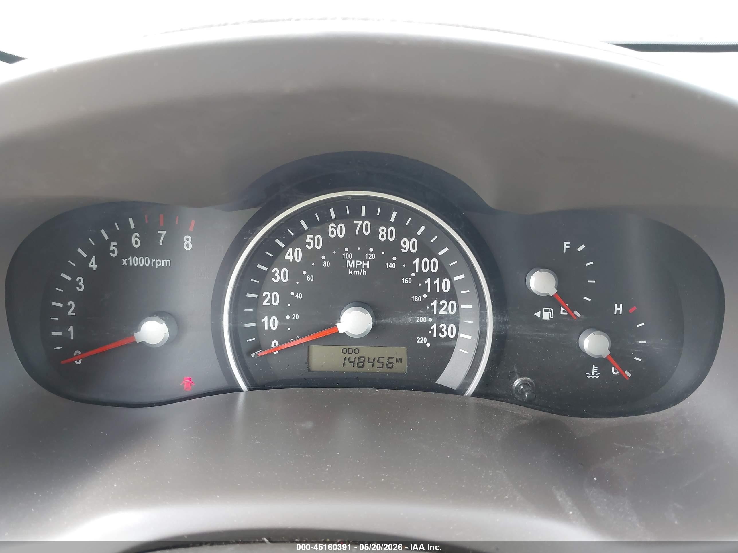2009 Kia Sedona Lx Red vin: KNDMB233896321405