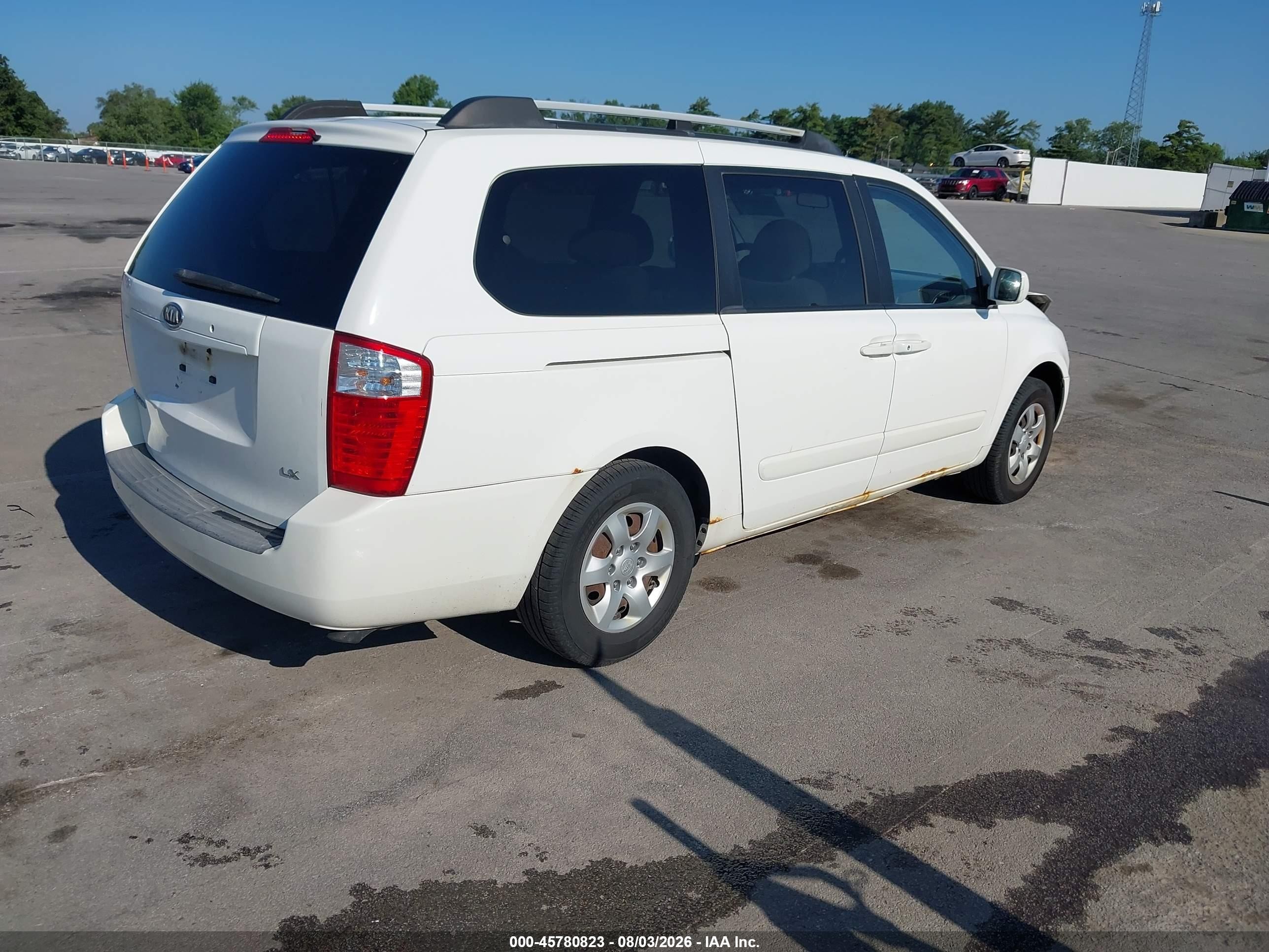 2006 Kia Sedona Ex/lx White vin: KNDMB233966064380