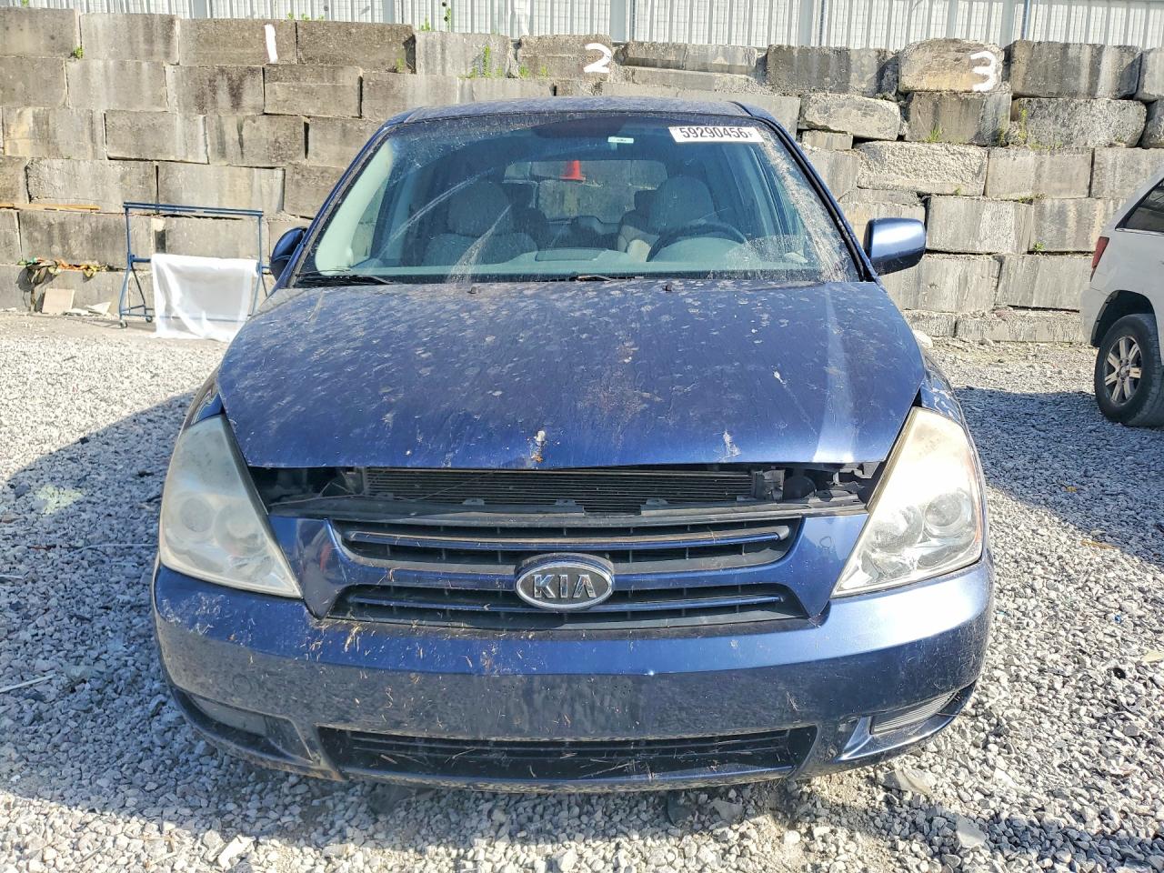 2006 Kia Sedona Lx Blue vin: KNDMB233966079039