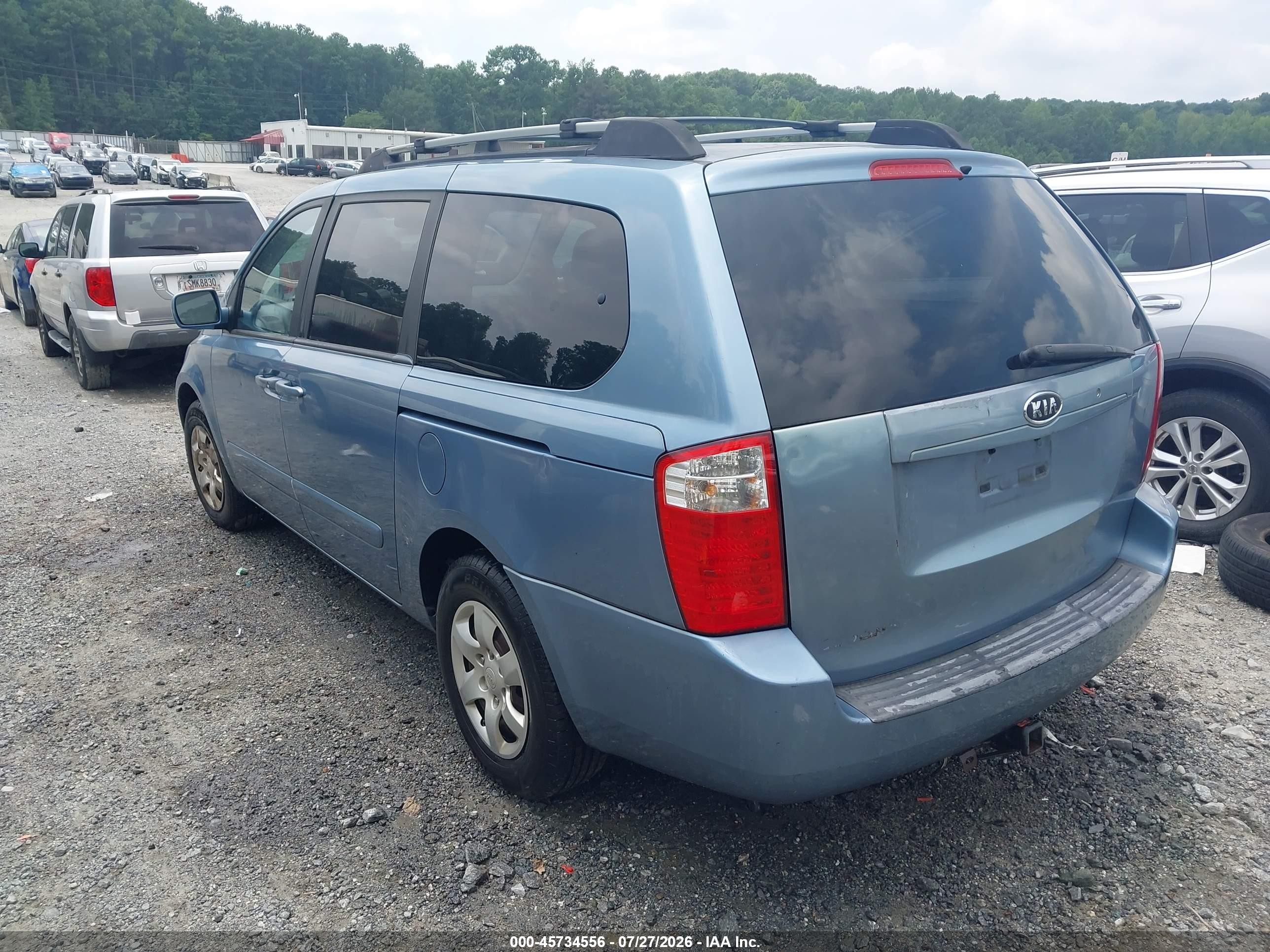 2006 Kia Sedona Ex/lx Blue vin: KNDMB233966098447