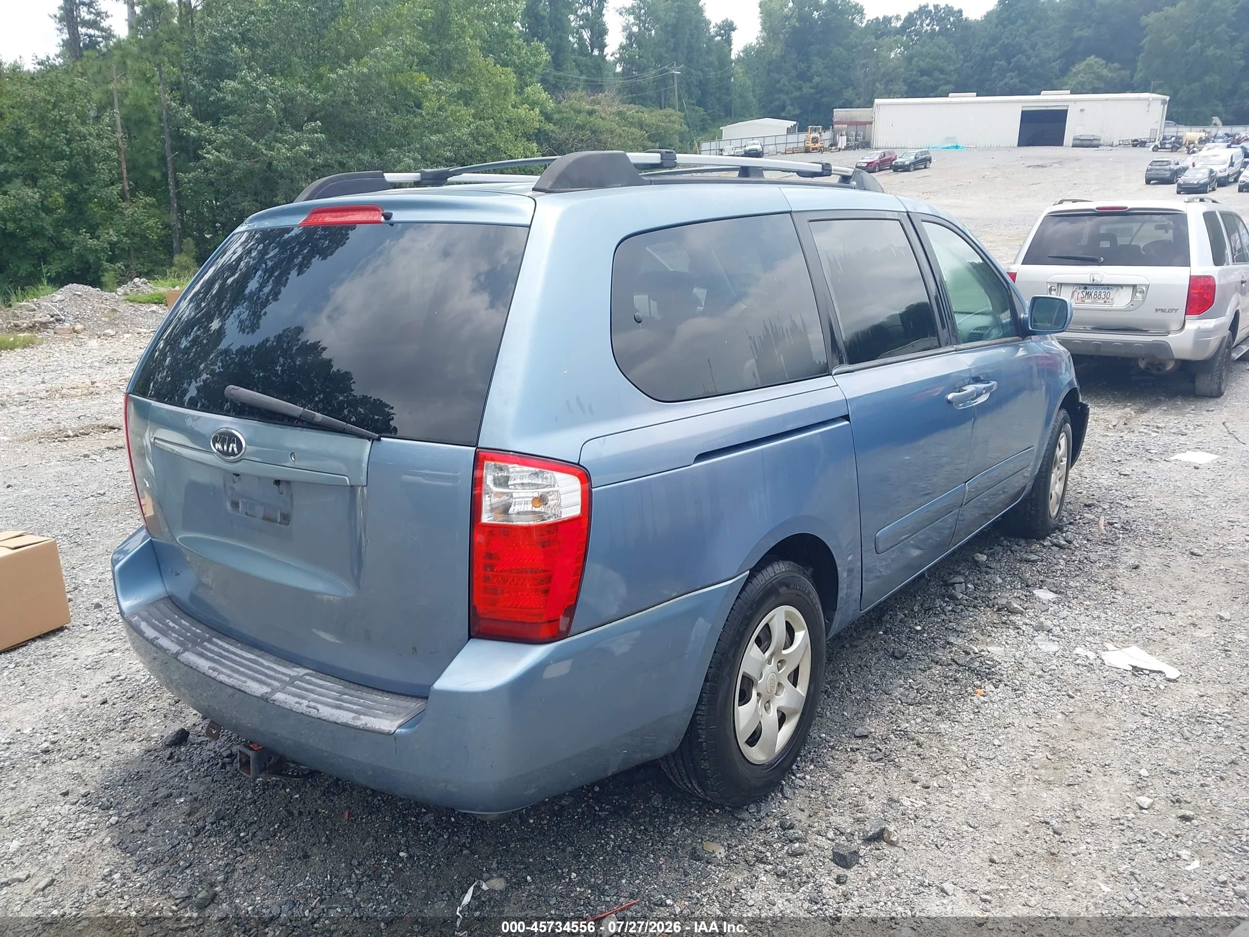 2006 Kia Sedona Ex/lx Blue vin: KNDMB233966098447